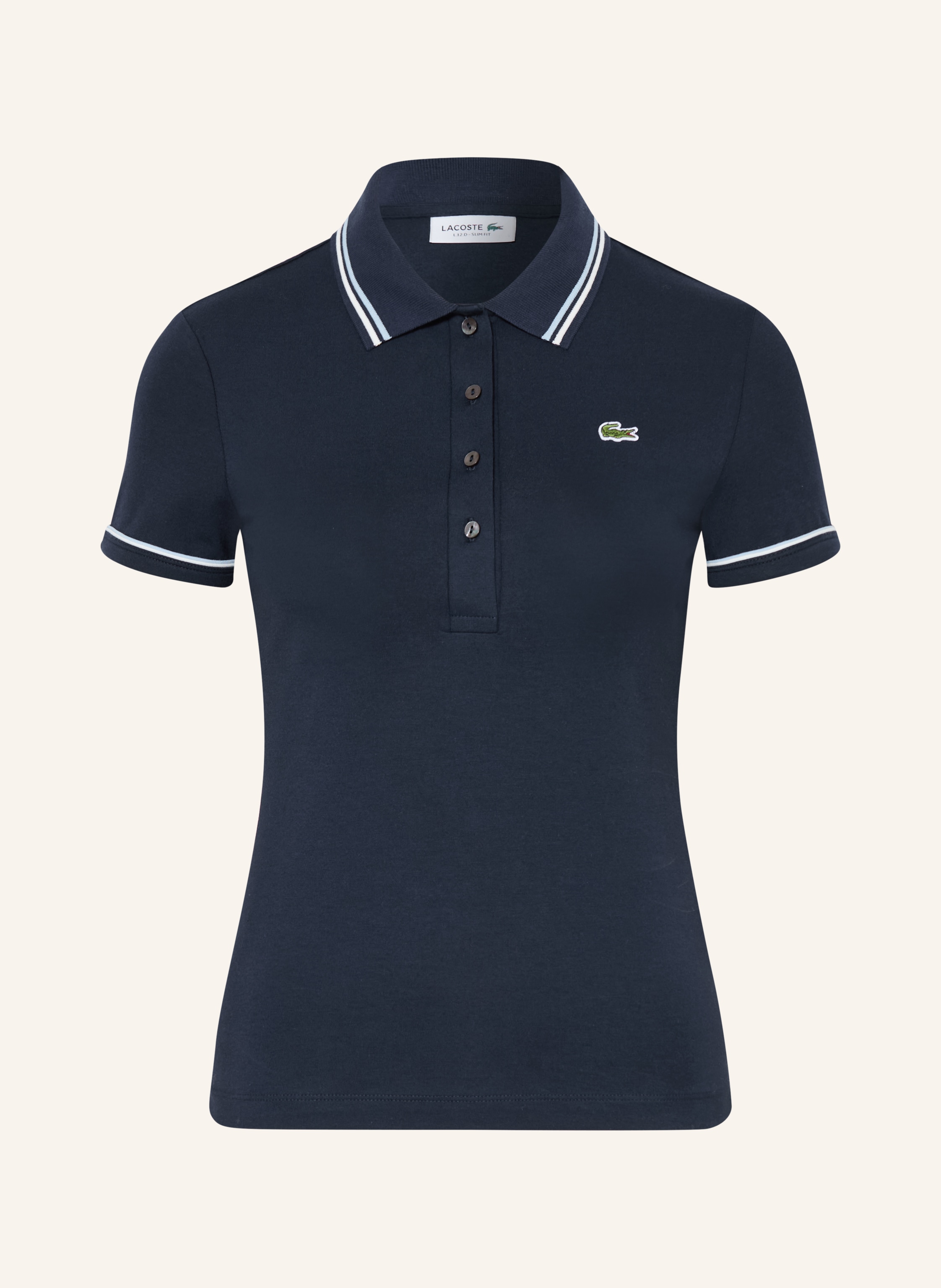 Lacoste Jersey-Poloshirt blau