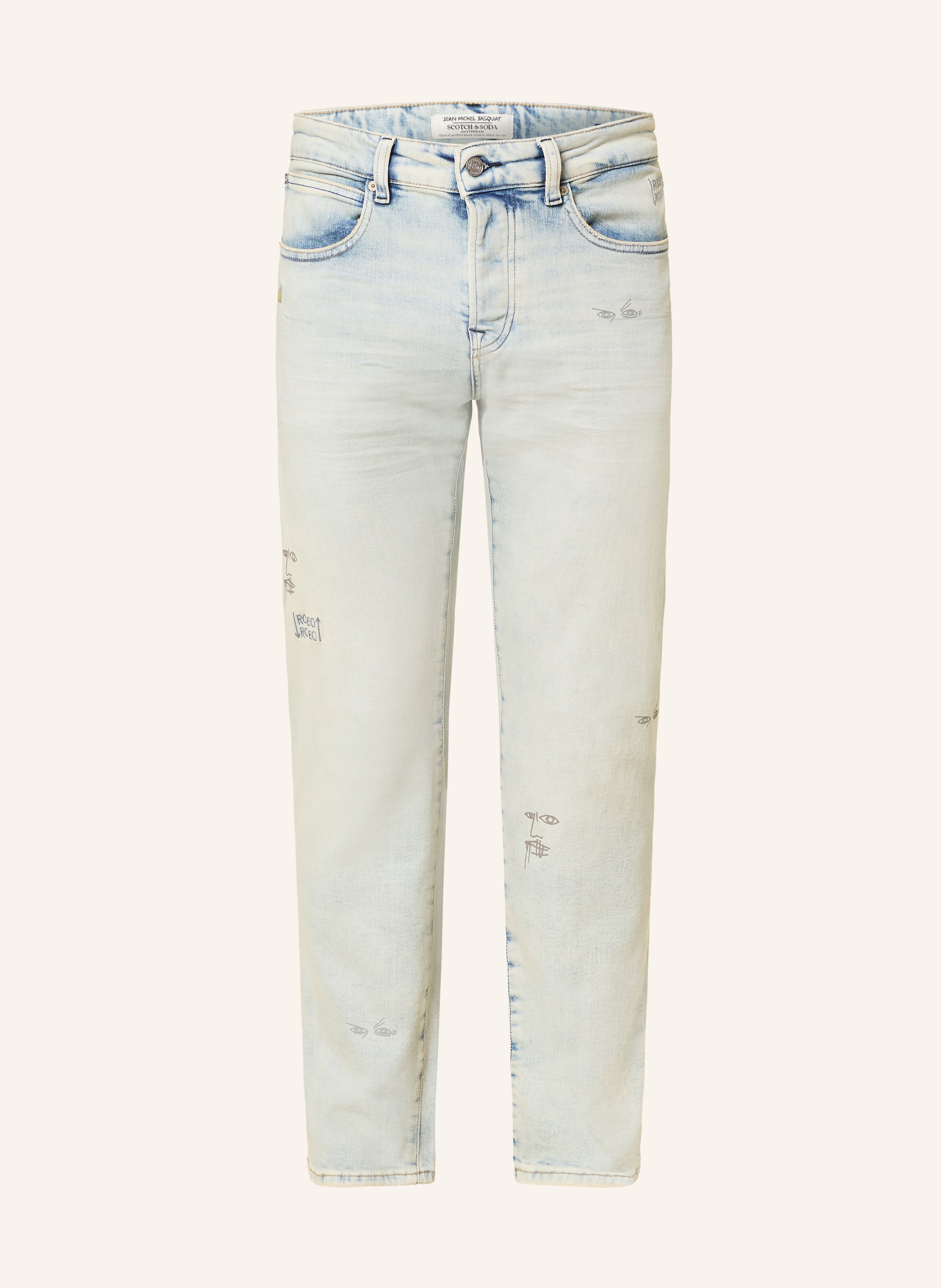 Scotch & Soda Jeans Basquiat The Zee Straight Fit blau