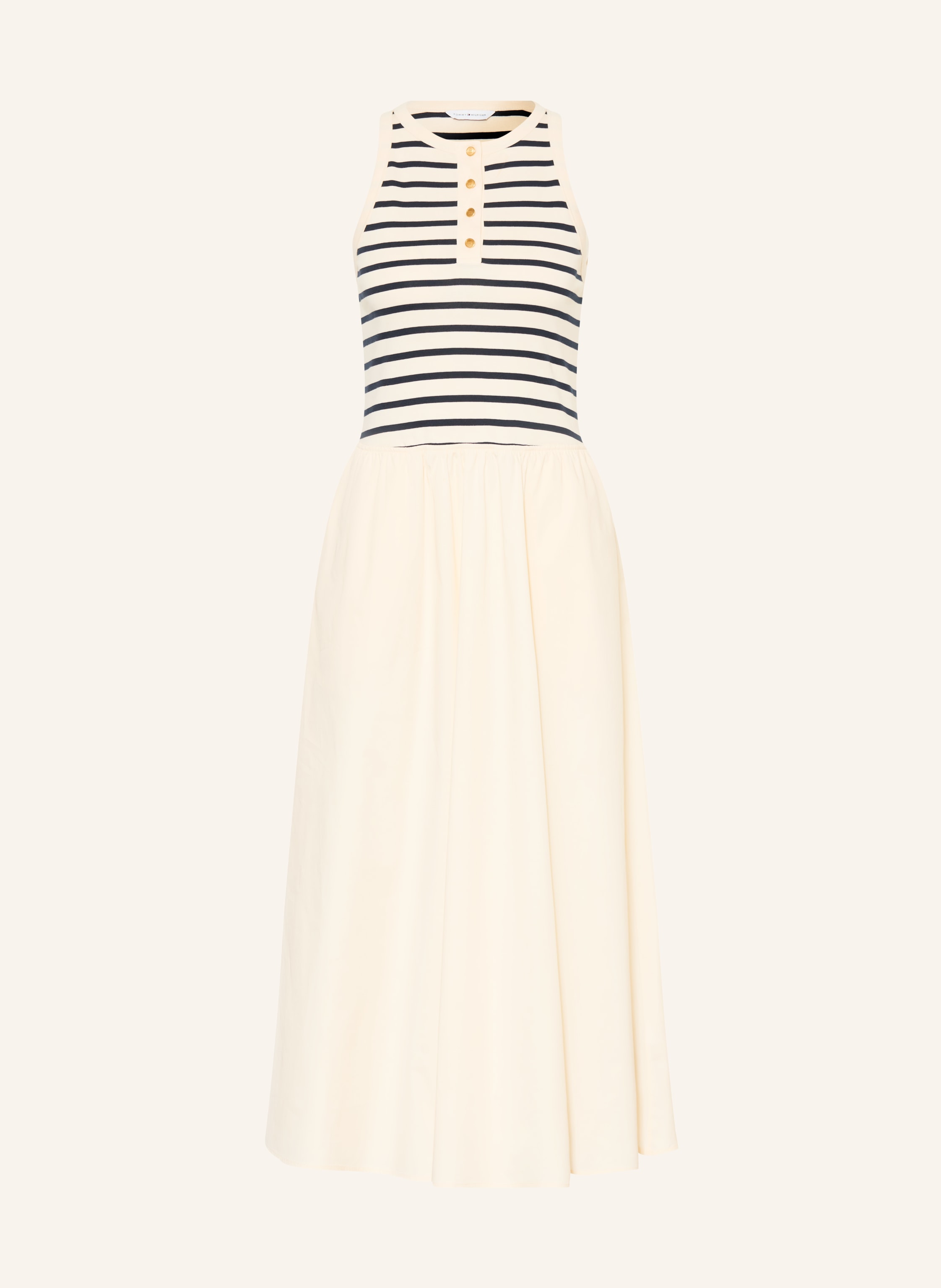 Tommy Hilfiger Kleid Im Materialmix weiss