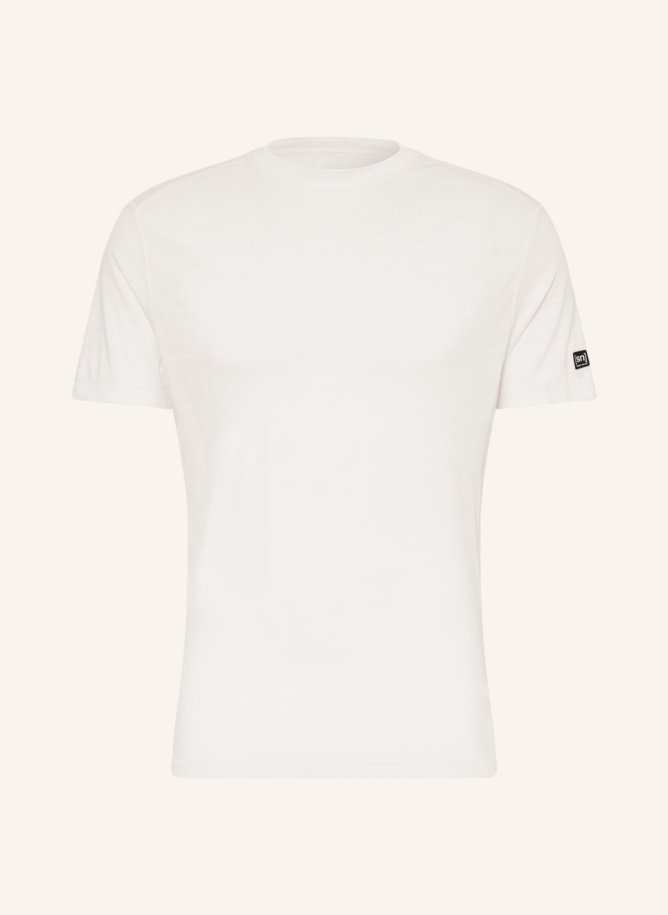 Super.Natural T-Shirt sierra140 Mit Merinowolle weiss