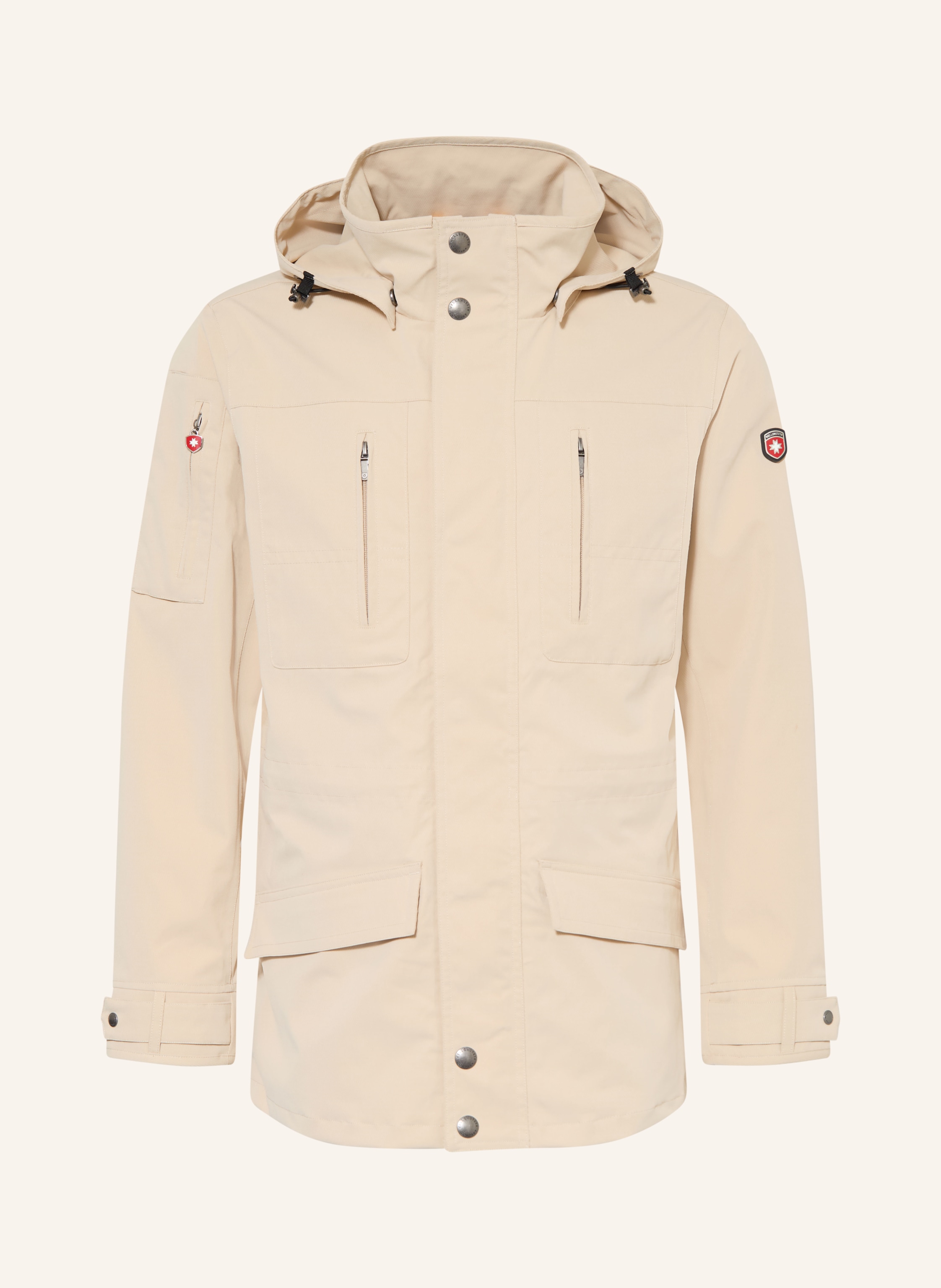 Wellensteyn Funktionsjacke Mit Abnehmbarer Kapuze beige