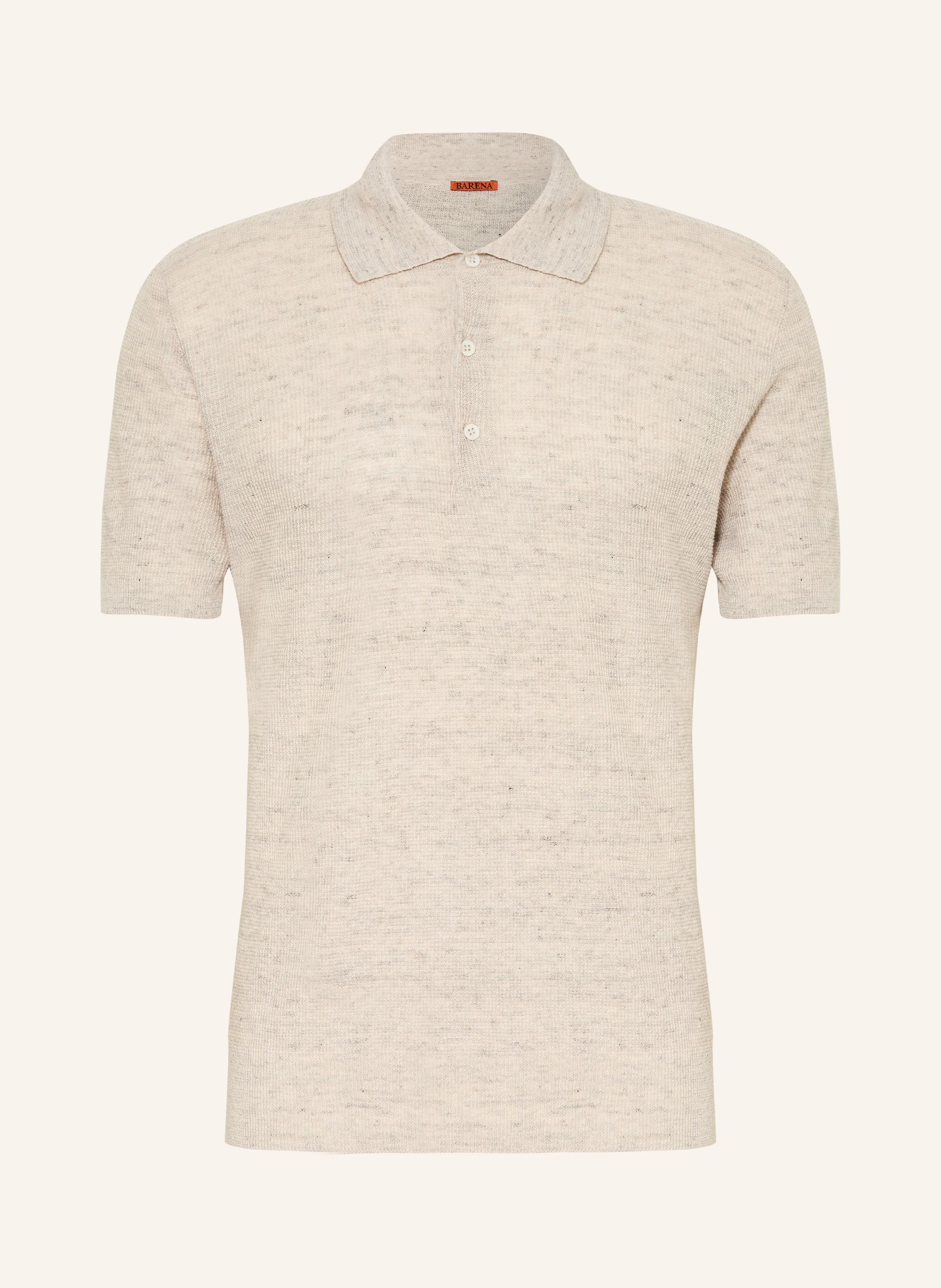 Barena Venezia Strick-Poloshirt Risada weiss