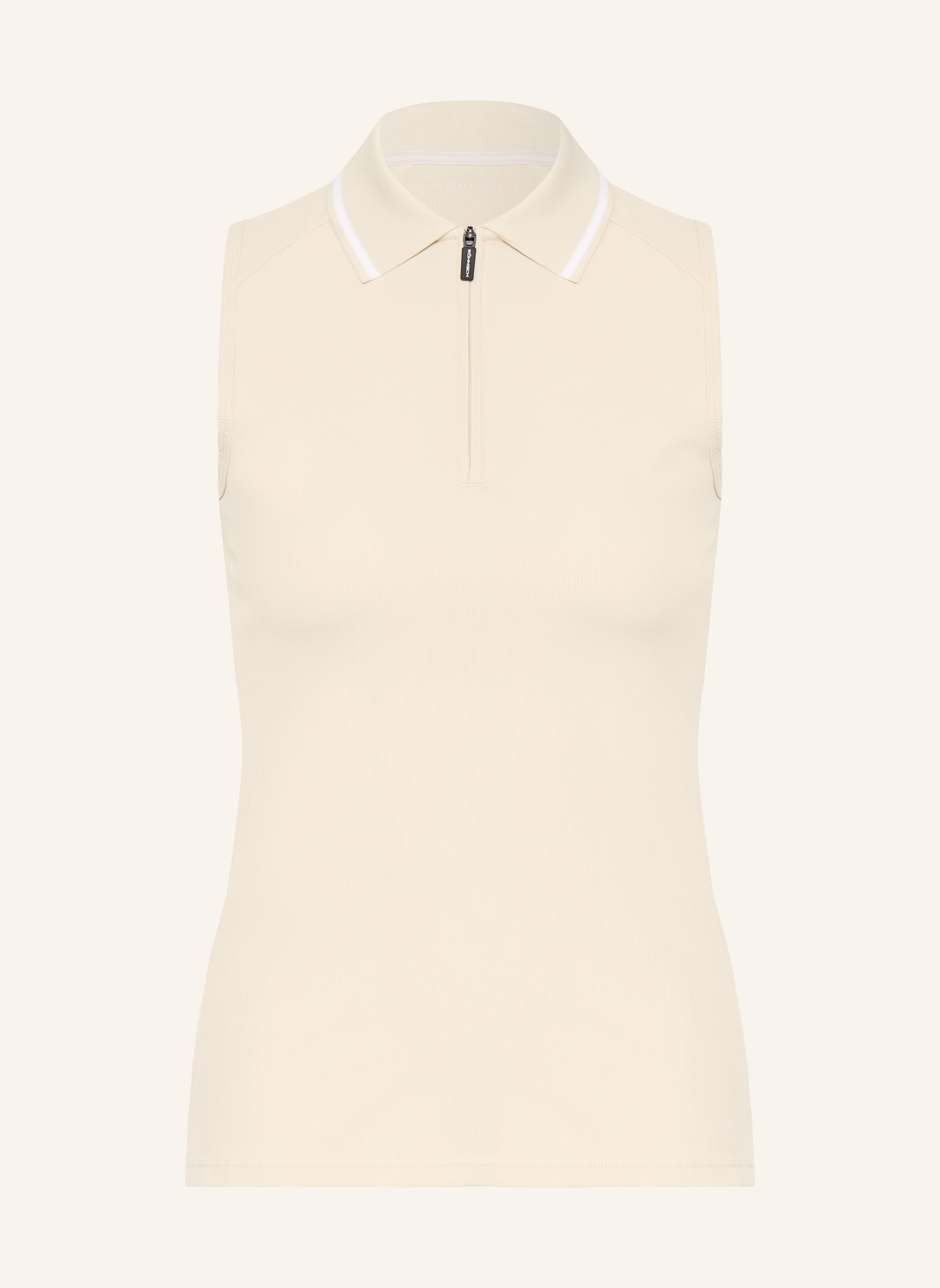 Röhnisch Jersey-Poloshirt beige