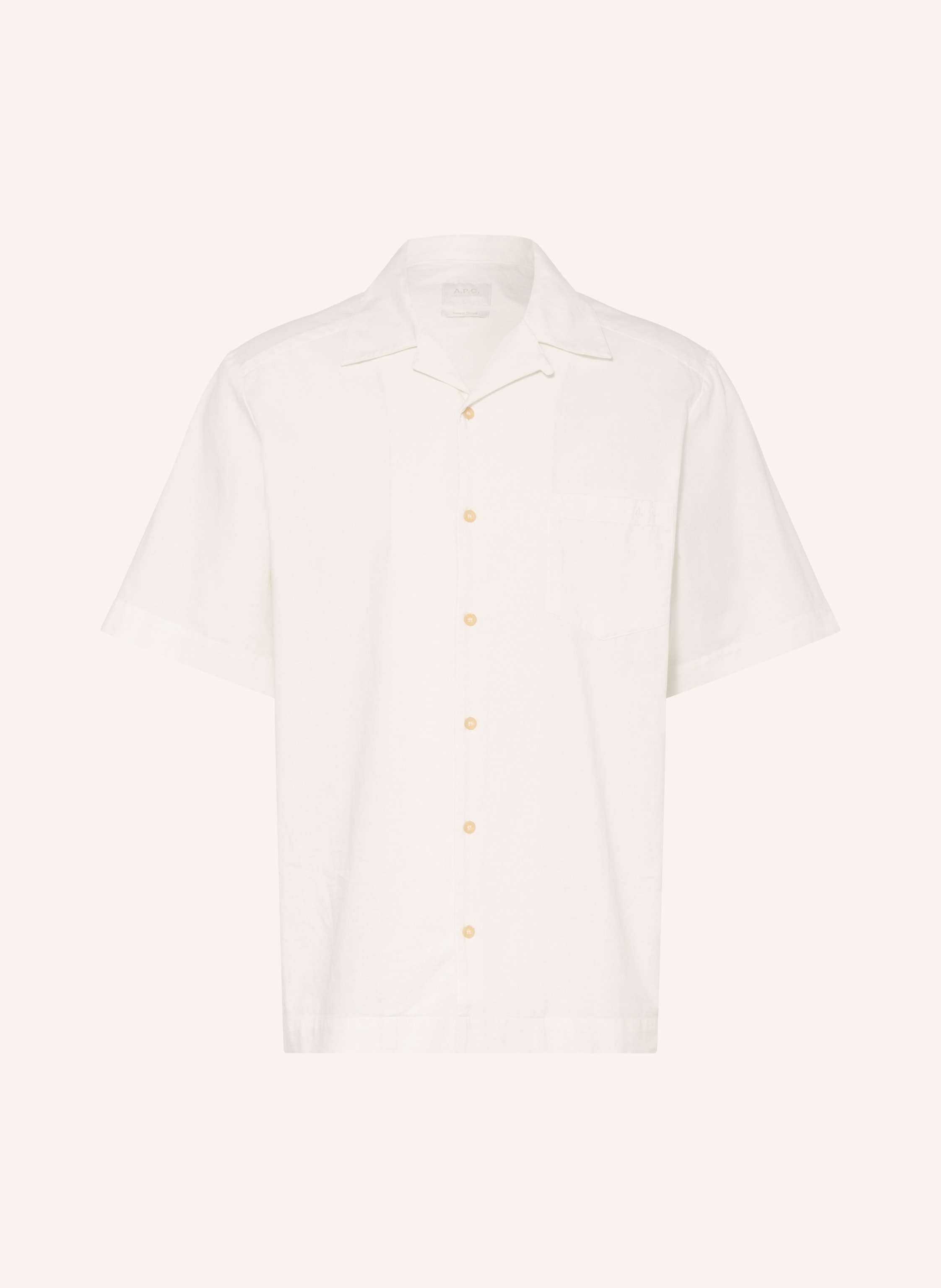 A.P.C. A.P.C. Resorthemd Jude Comfort Fit weiss in WEISS