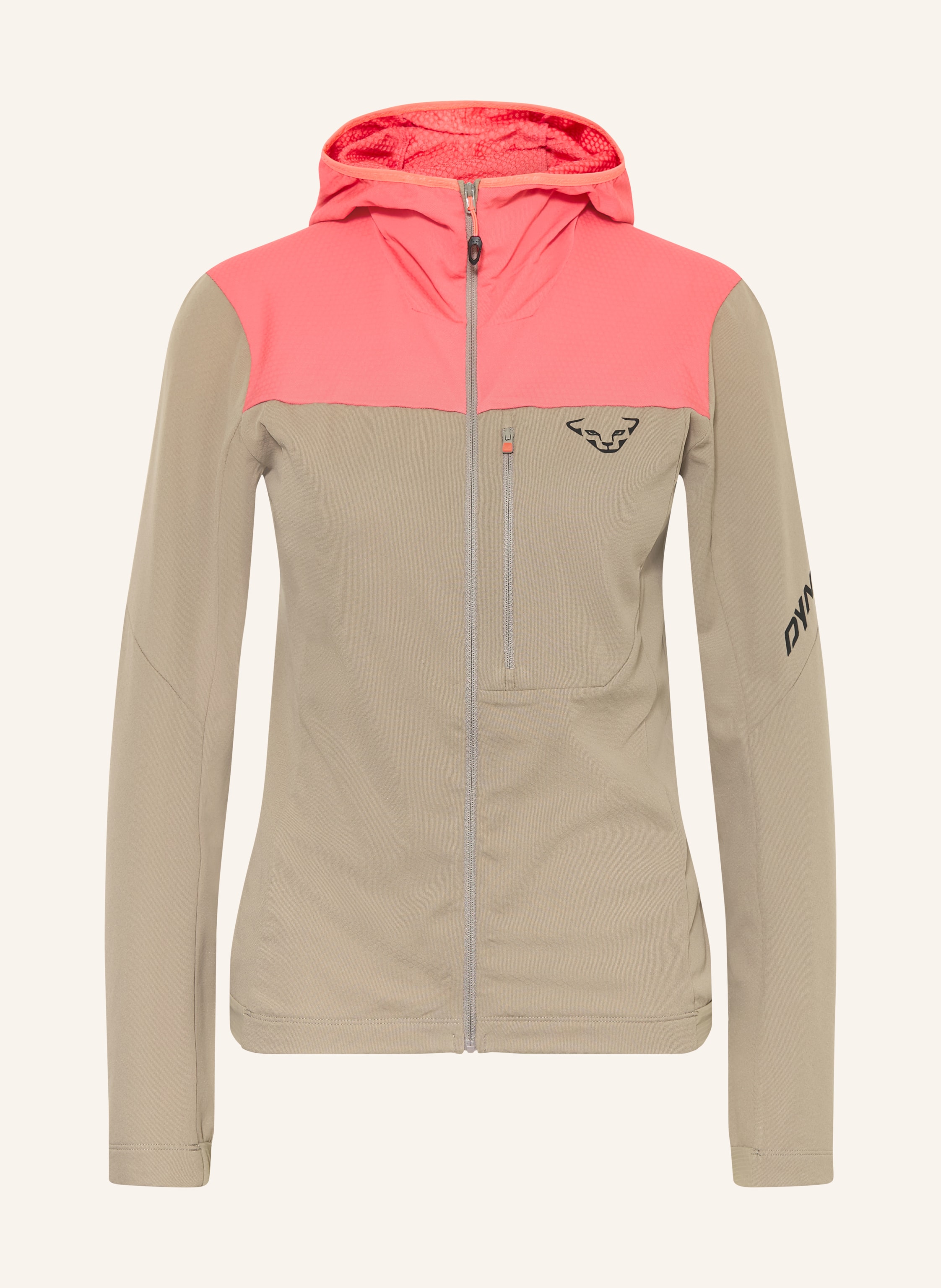 Dynafit Midlayer-Jacke Traverse Thermal Hooded beige