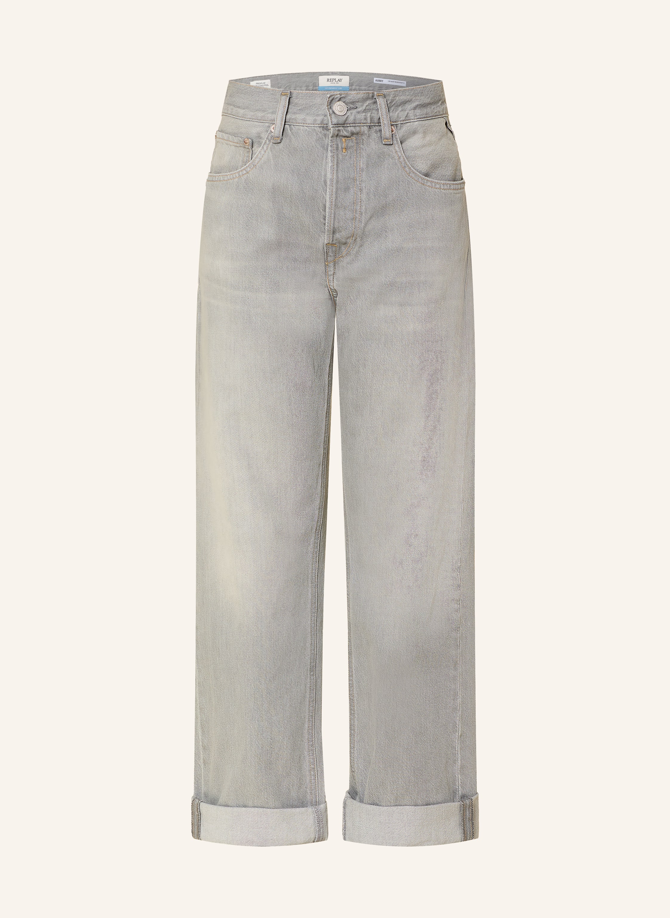 Replay Boyfriend Jeans Aubry grau