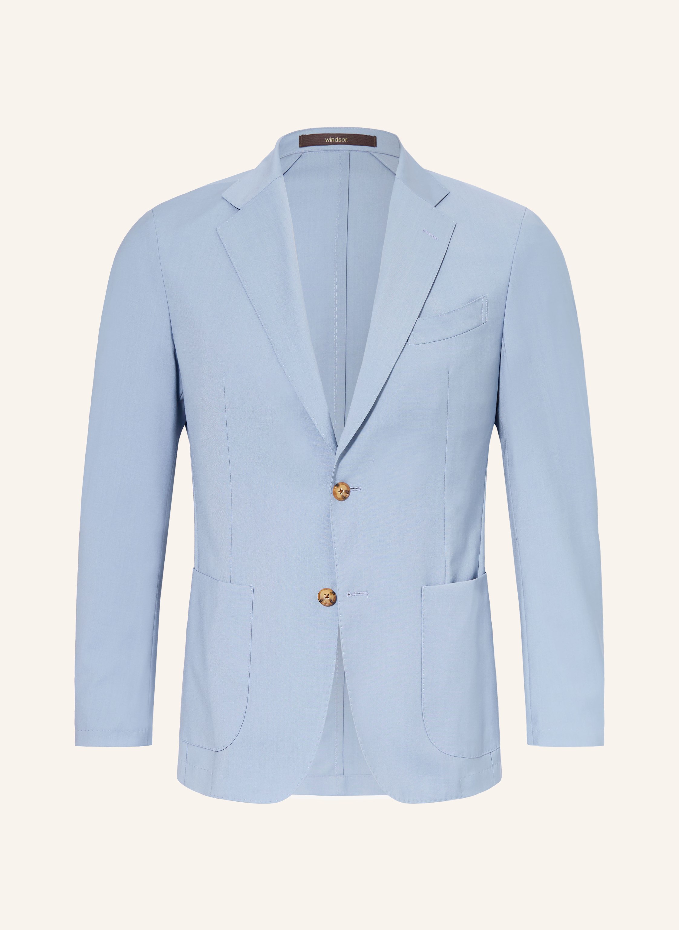 Windsor Windsor. Anzugsakko travel2-w3 Extra Slim Fit blau in 450 Lt/Pastel Blue 450