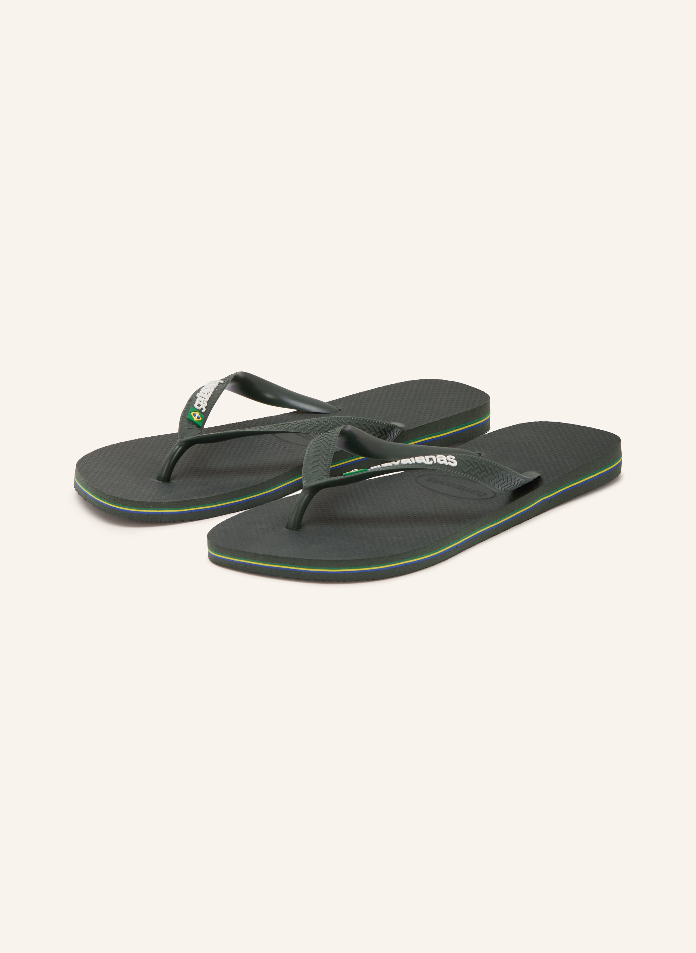 Havaianas Zehentrenner Brasil Logo gruen