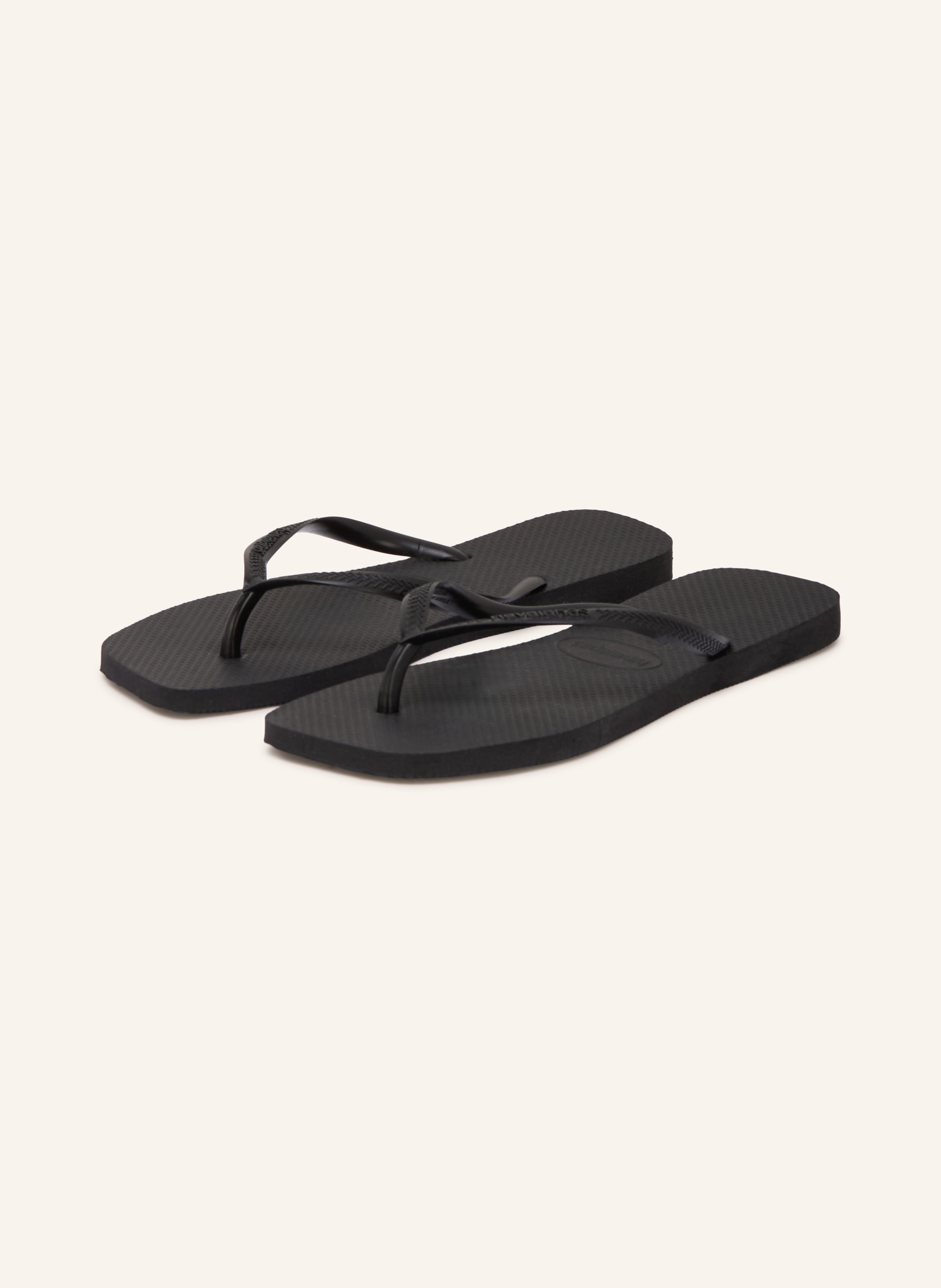 Havaianas Zehentrenner Slim Square schwarz