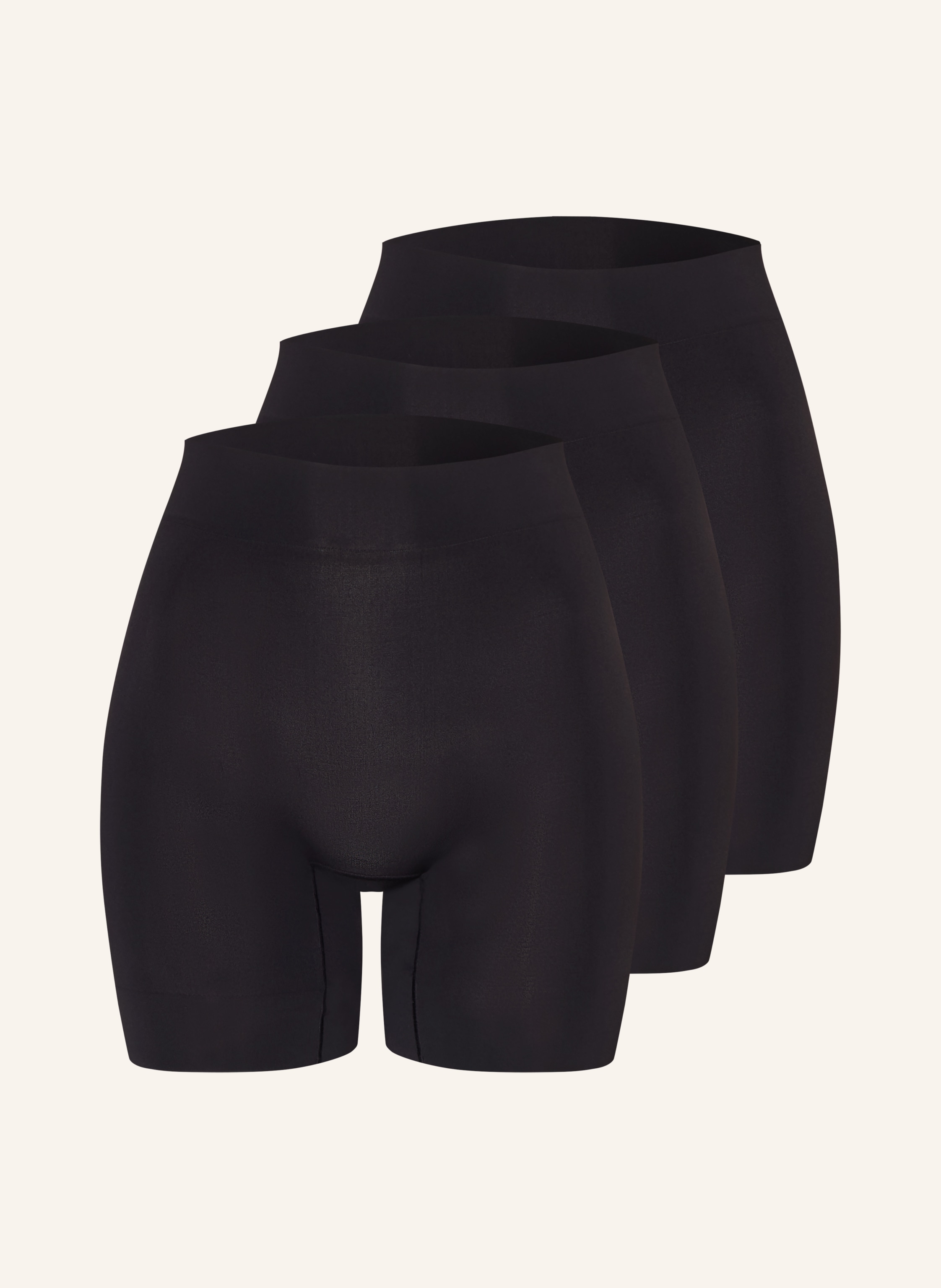 Jockey 3er-Pack Longpants Ultralight Smoothing Cooling schwarz