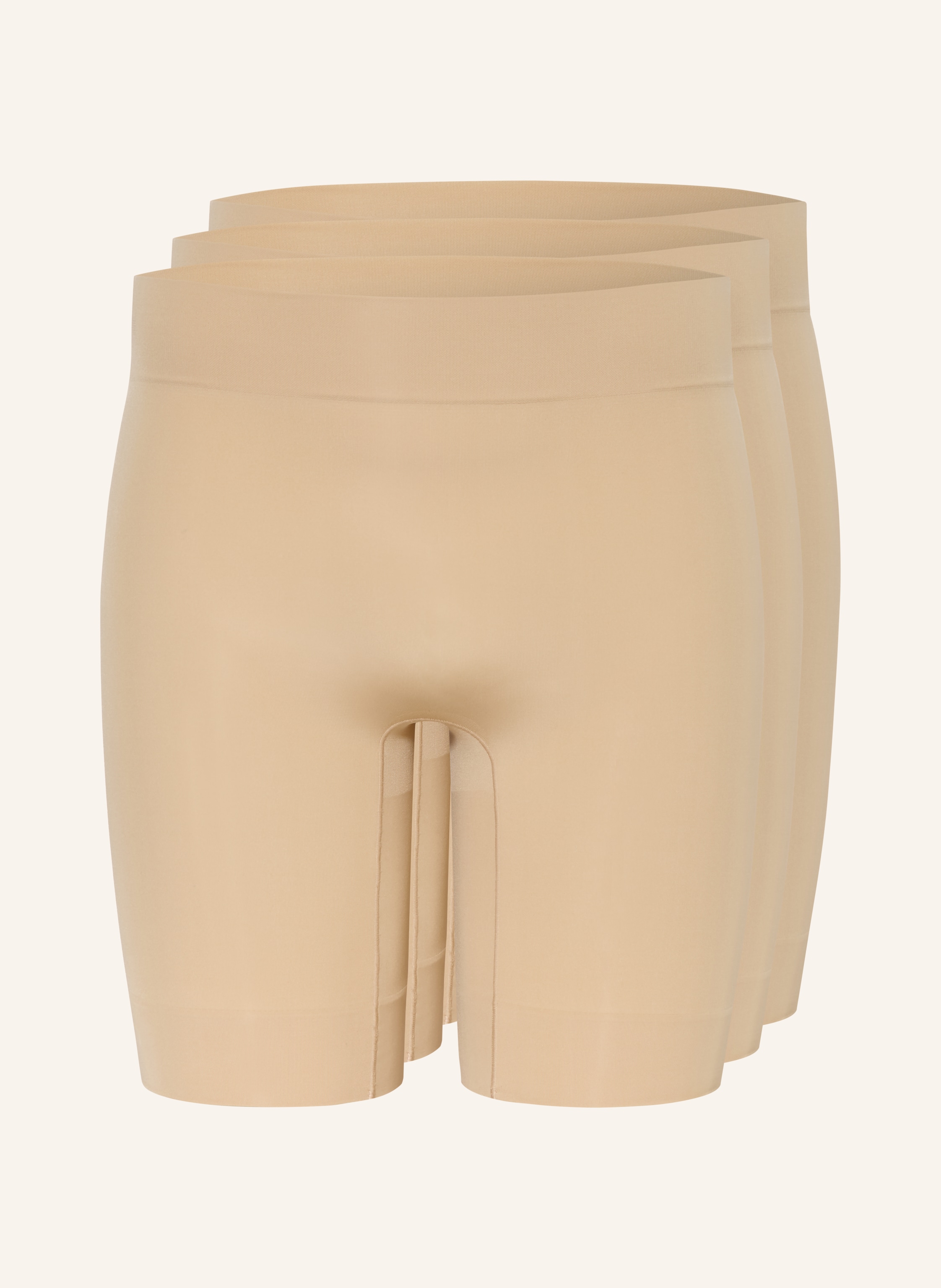 Jockey 3er-Pack Longpants Ultralight Smoothing beige