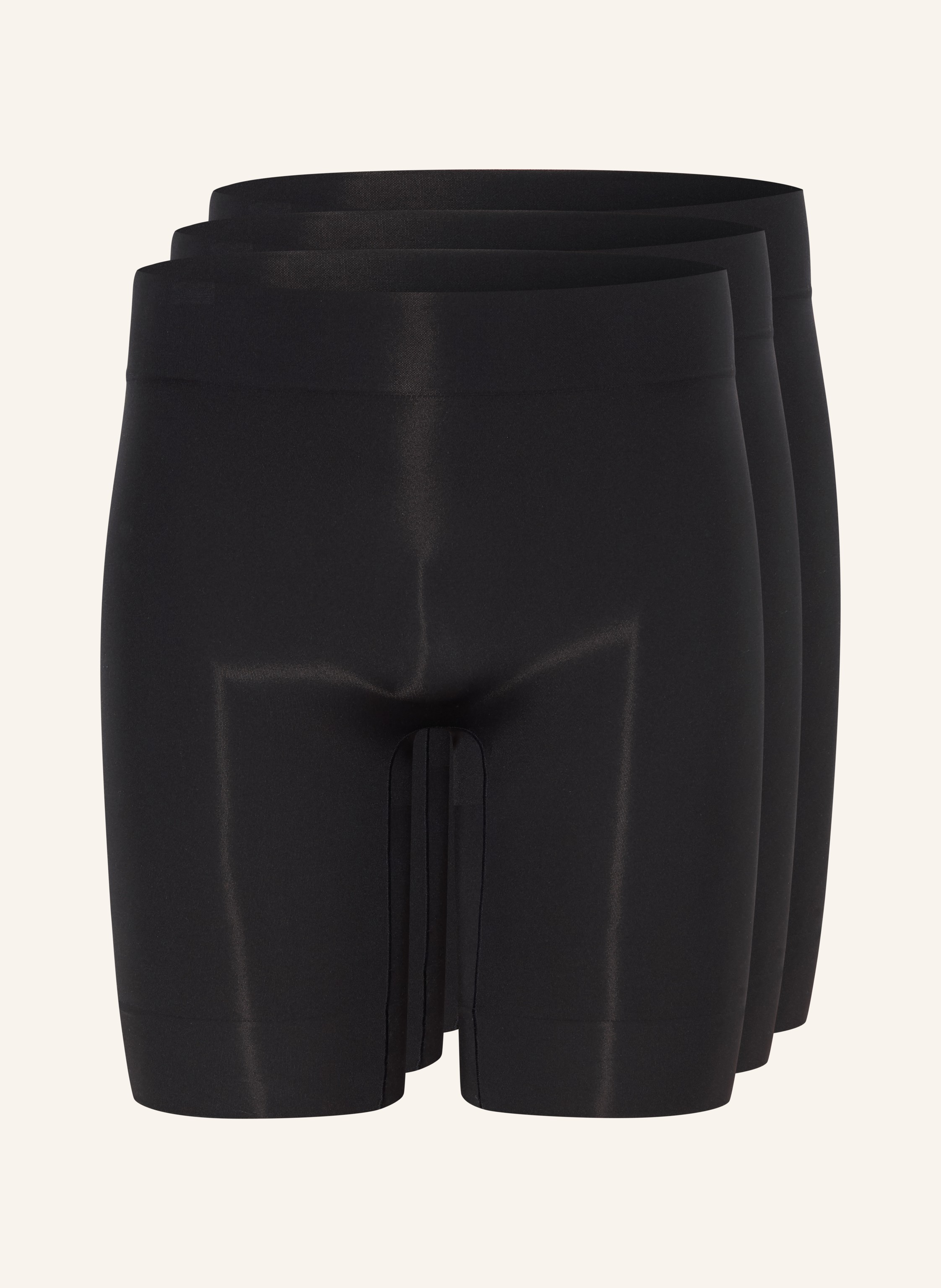 Jockey 3er-Pack Longpants Ultralight Smoothing schwarz