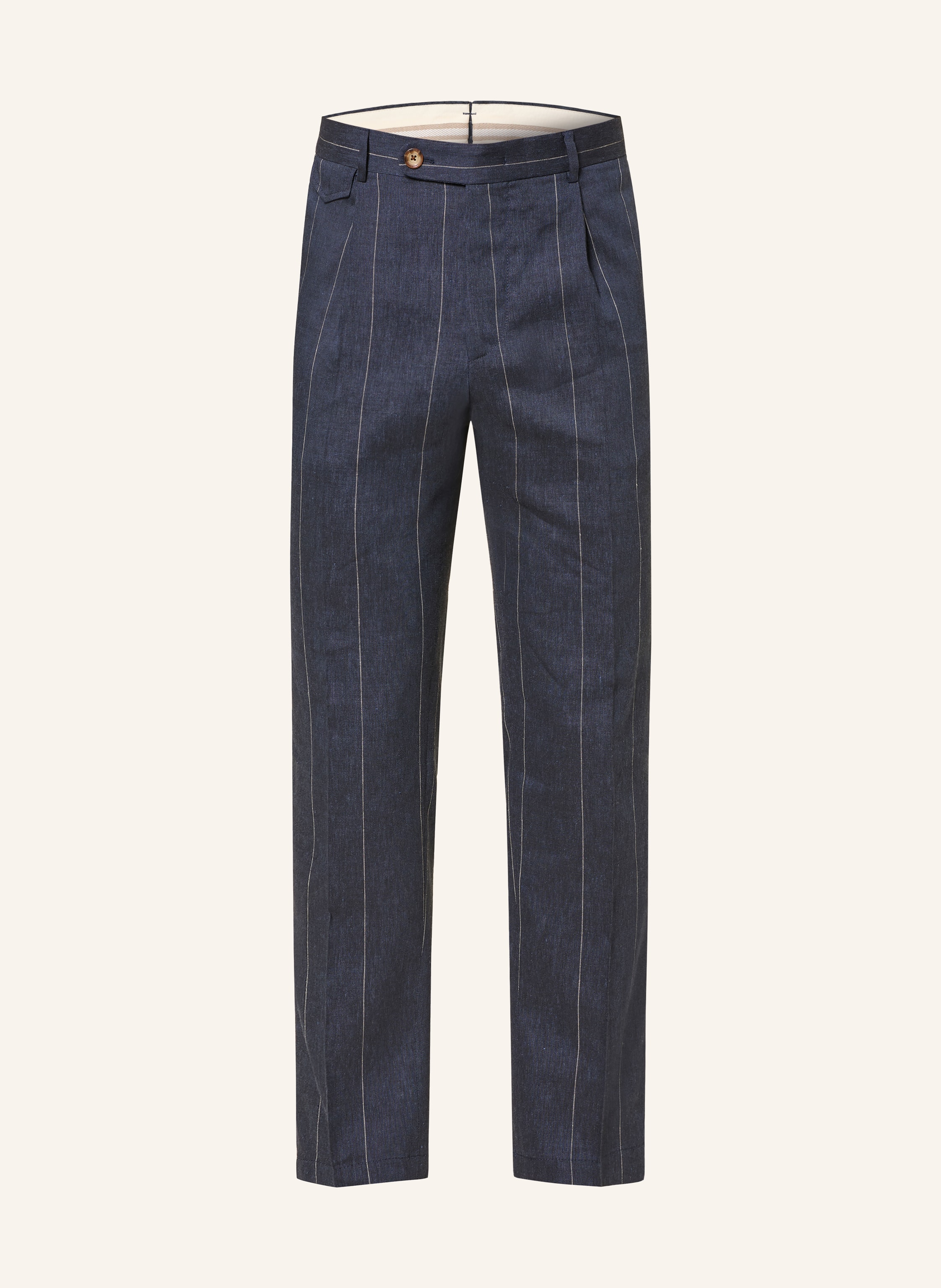 Windsor Windsor. Anzughose Silvi Slim Fit Mit Leinen blau in 410 Navy 410