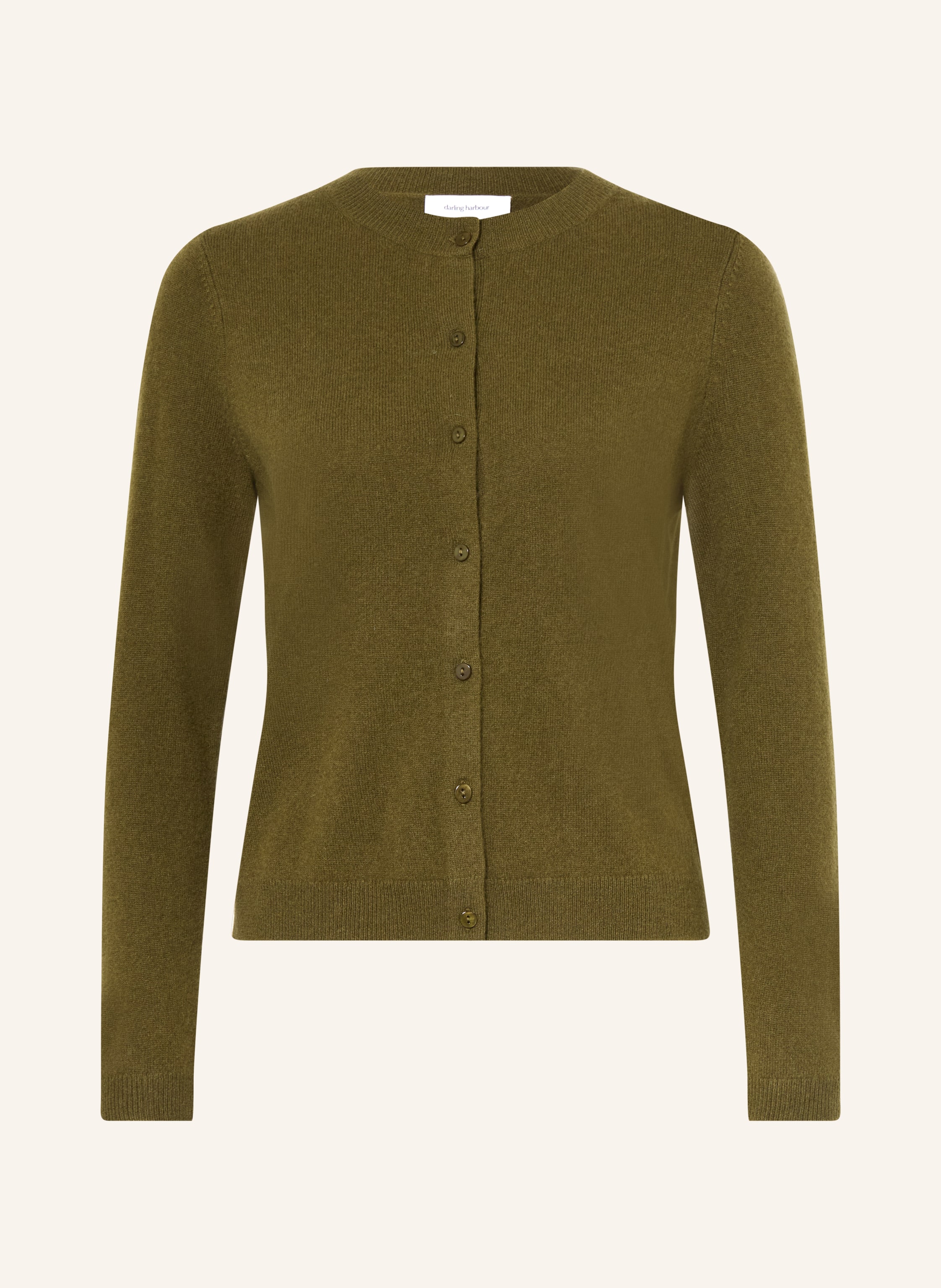 Darling Harbour Strickjacke Aus Cashmere gruen