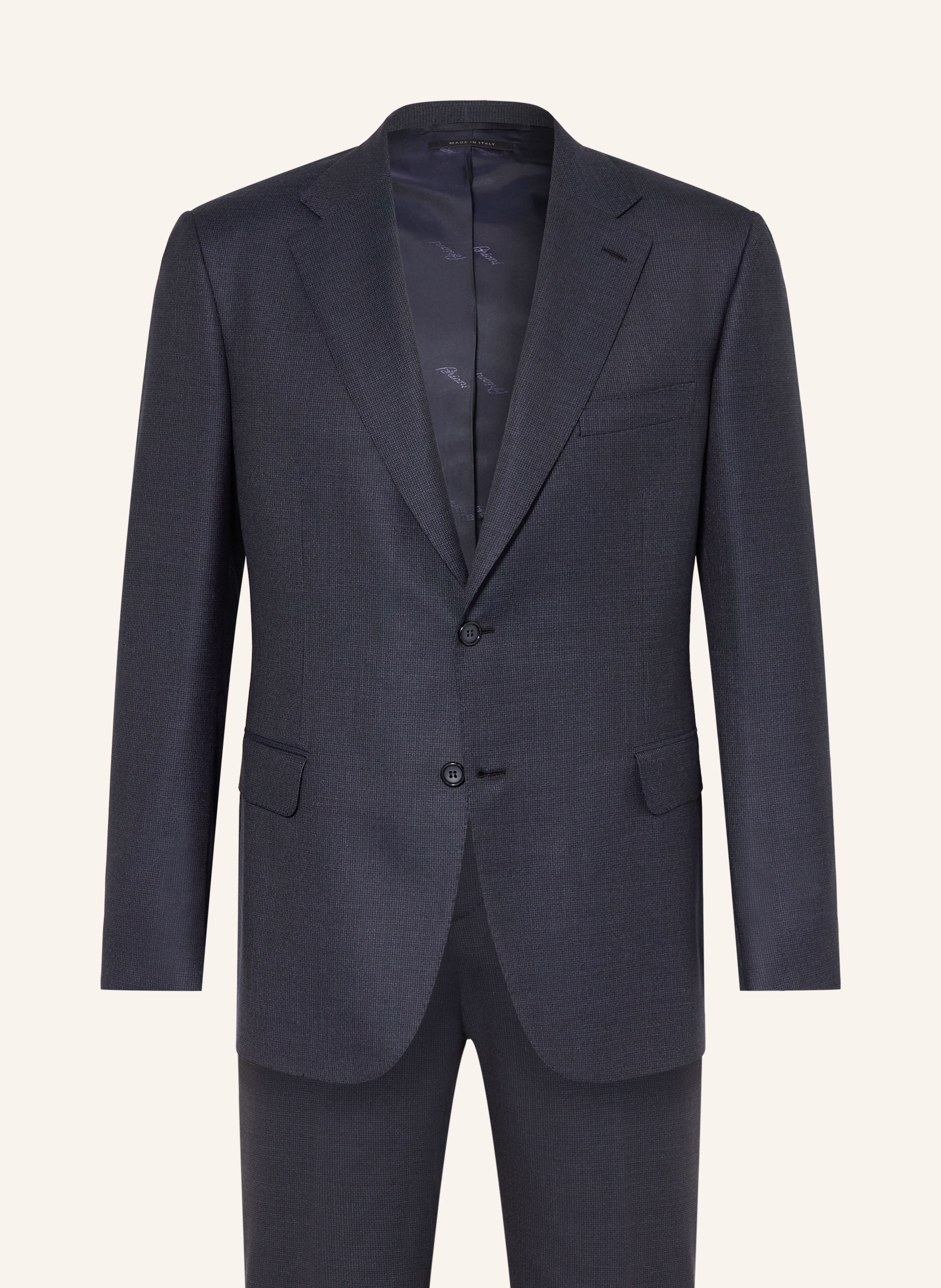 Brioni Brioni Anzug Trevi Slim Fit blau in DUNKELBLAU