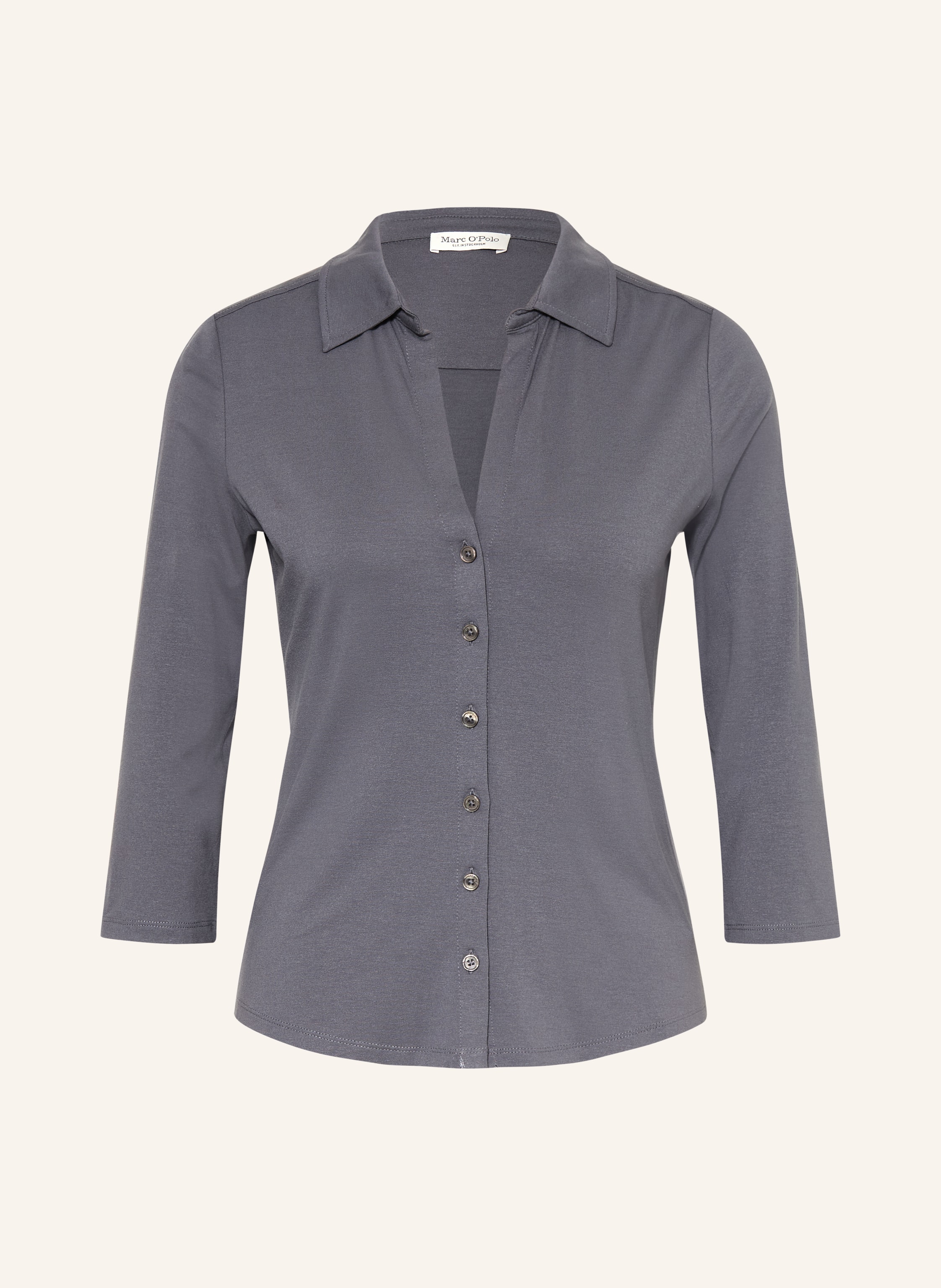 Marc O'polo Jerseybluse Mit 3/4-Arm grau