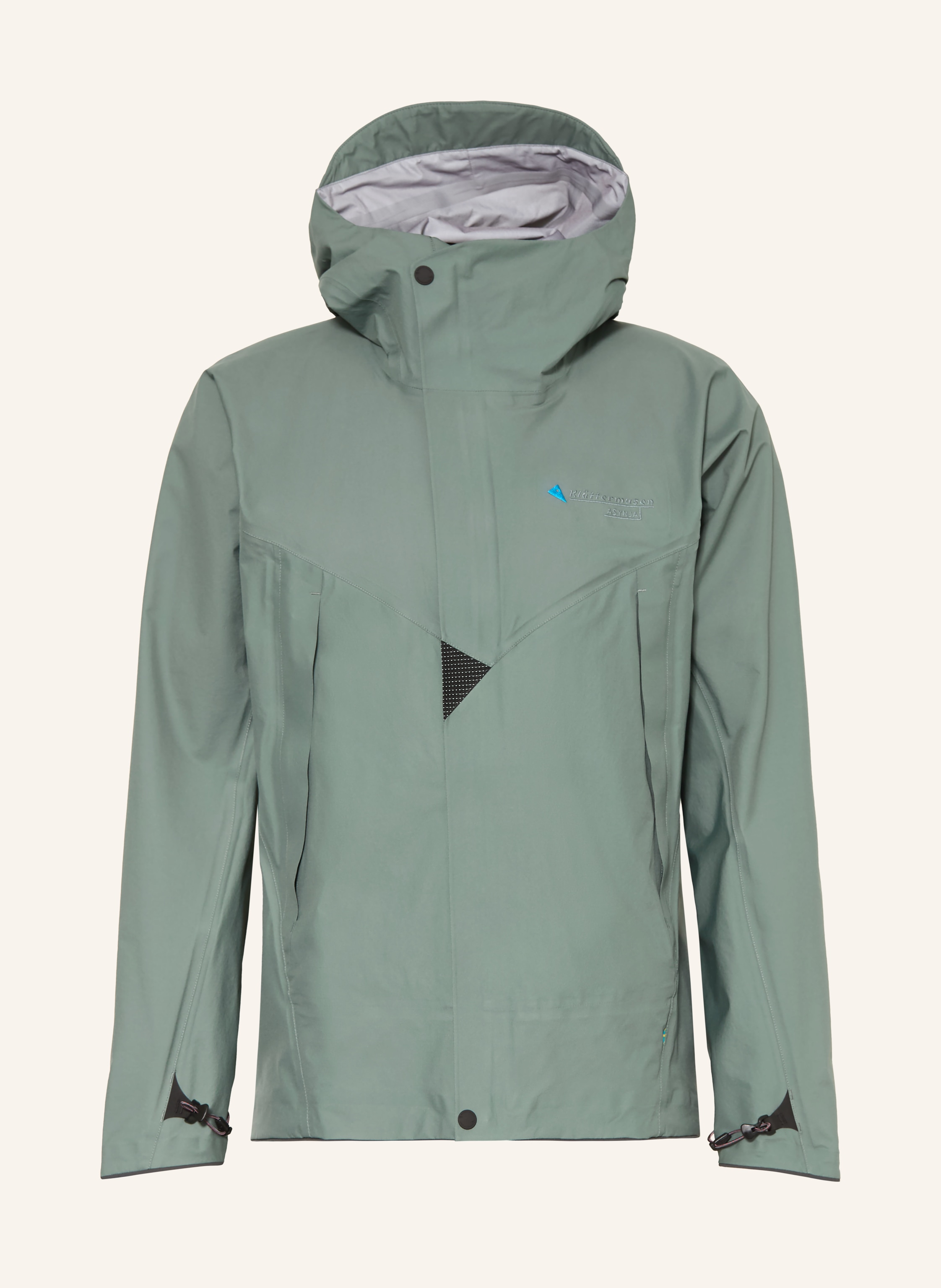 Klättermusen Hardshell-Jacke Asynja grau