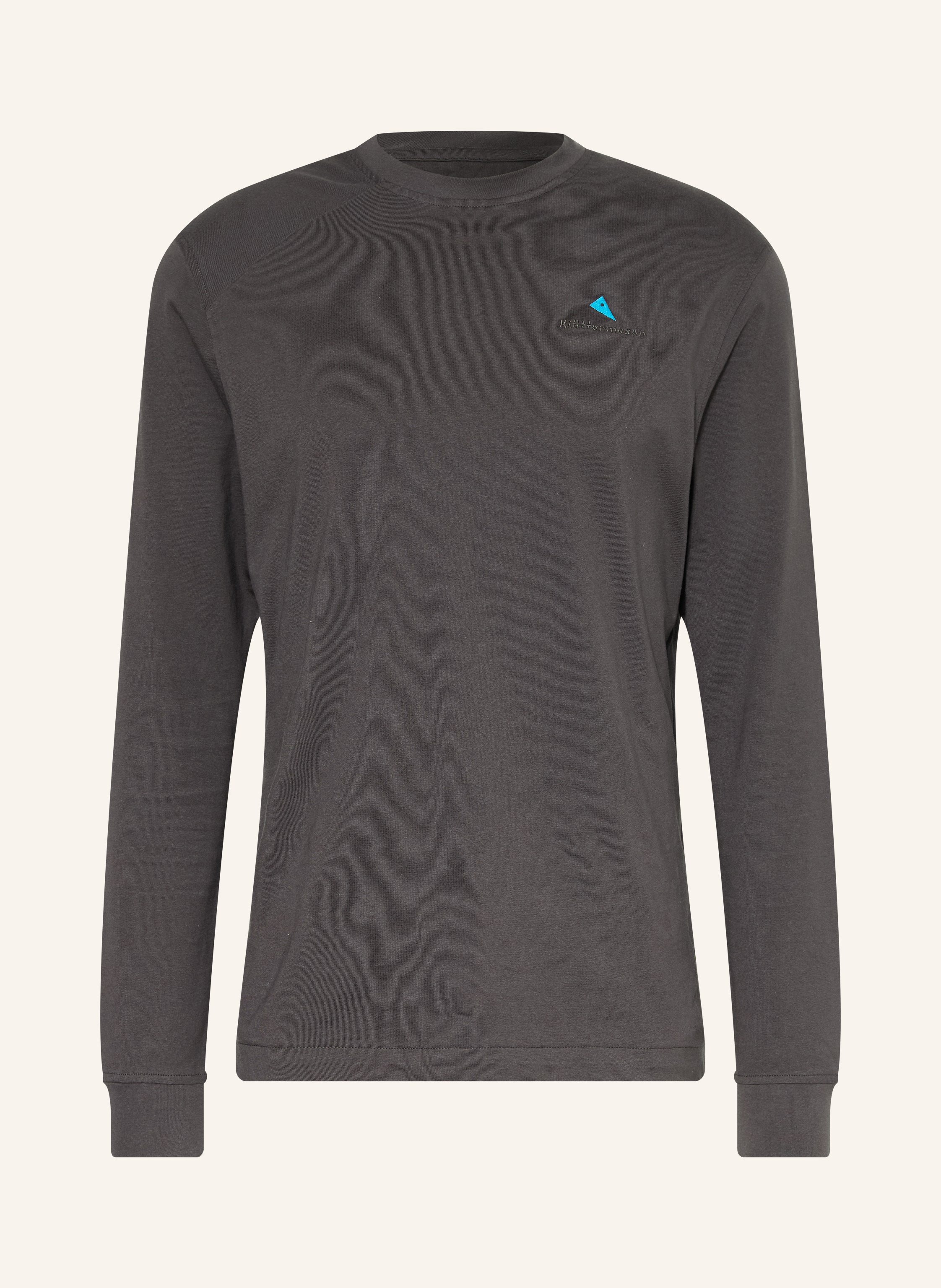 Klättermusen Longsleeve Root Logo schwarz