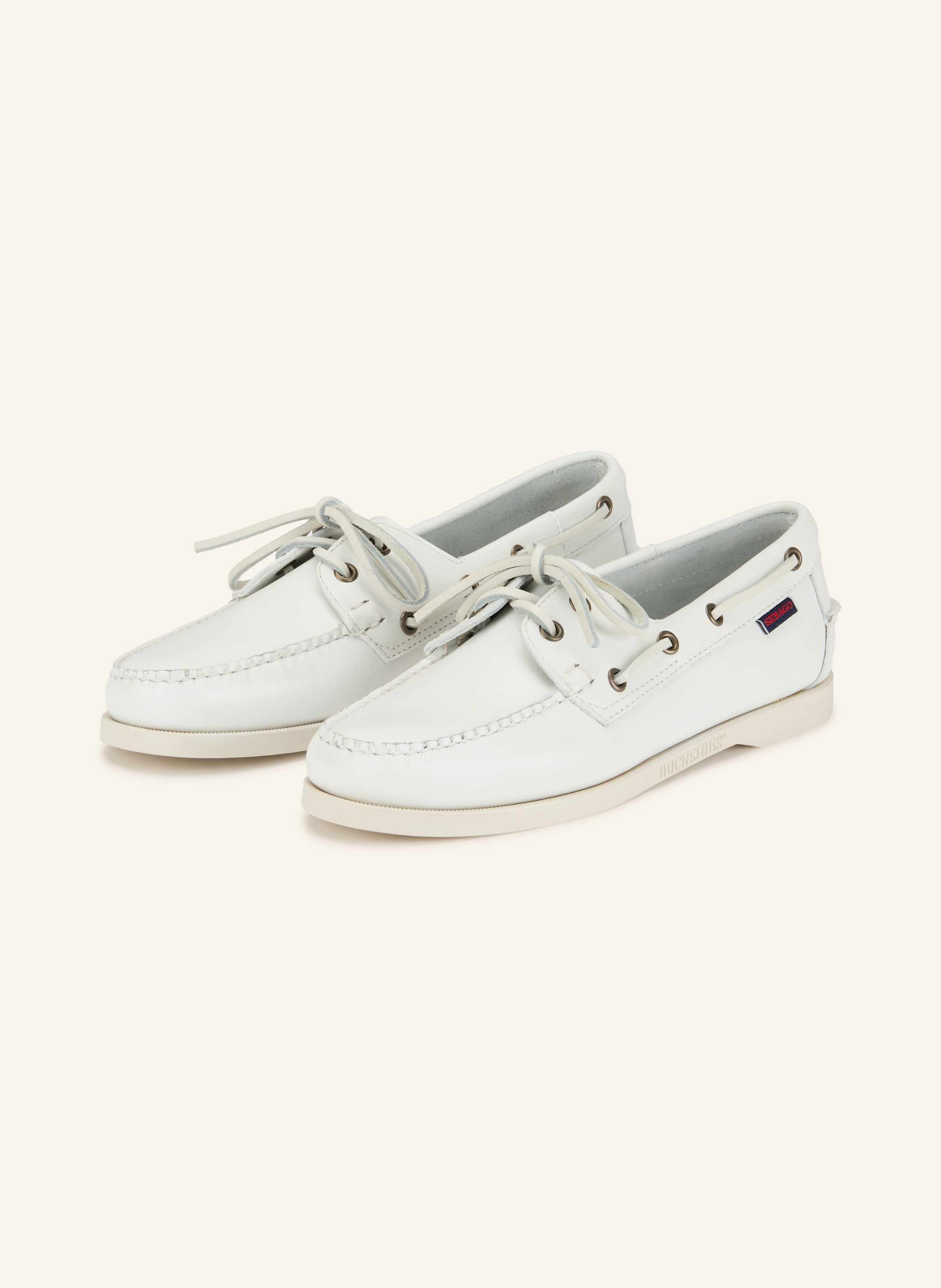 Sebago Bootsschuhe Docksides Portland weiss
