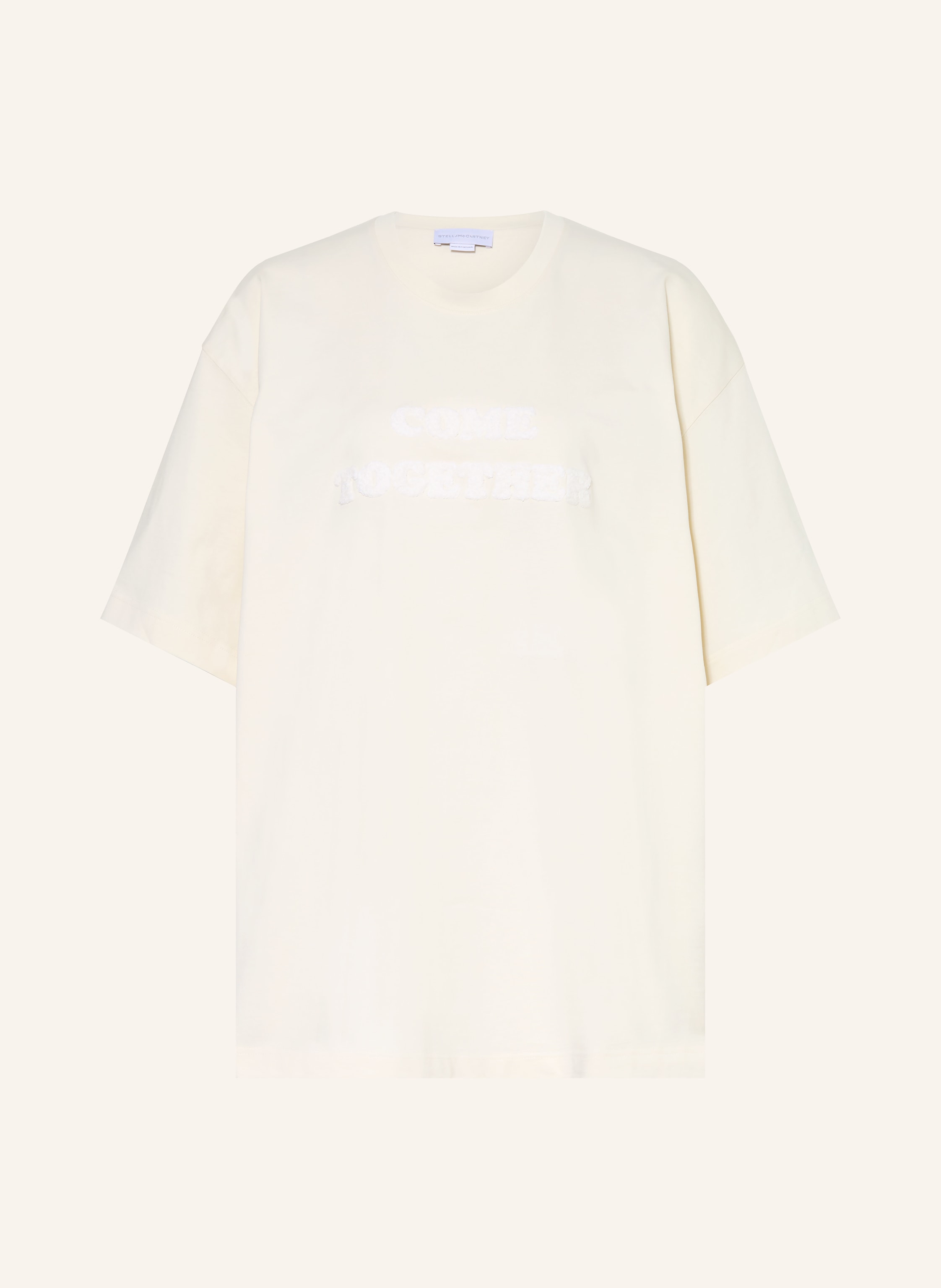 STELLA McCARTNEY Oversized shirt in cream