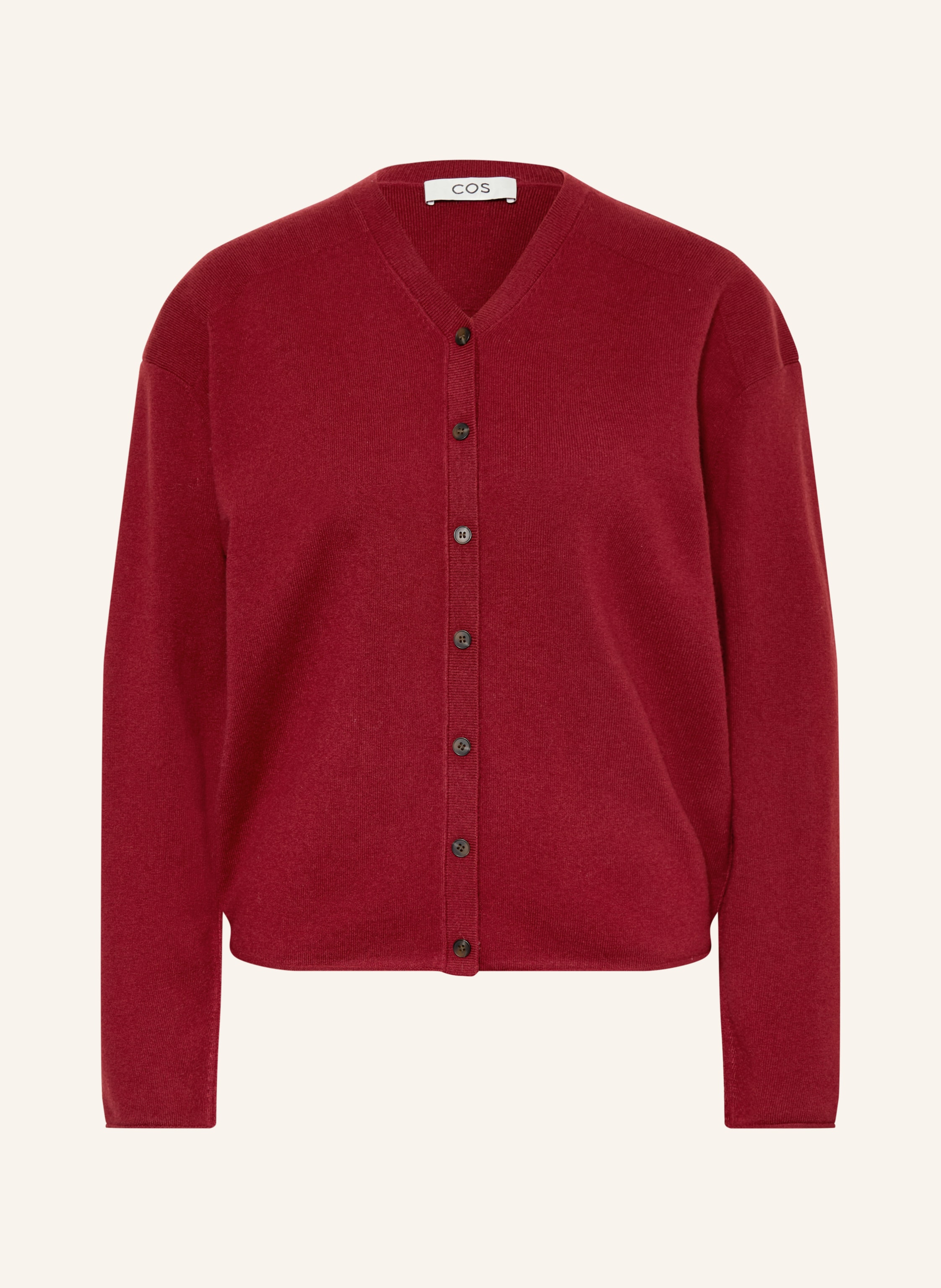 Cos Strickjacke rot