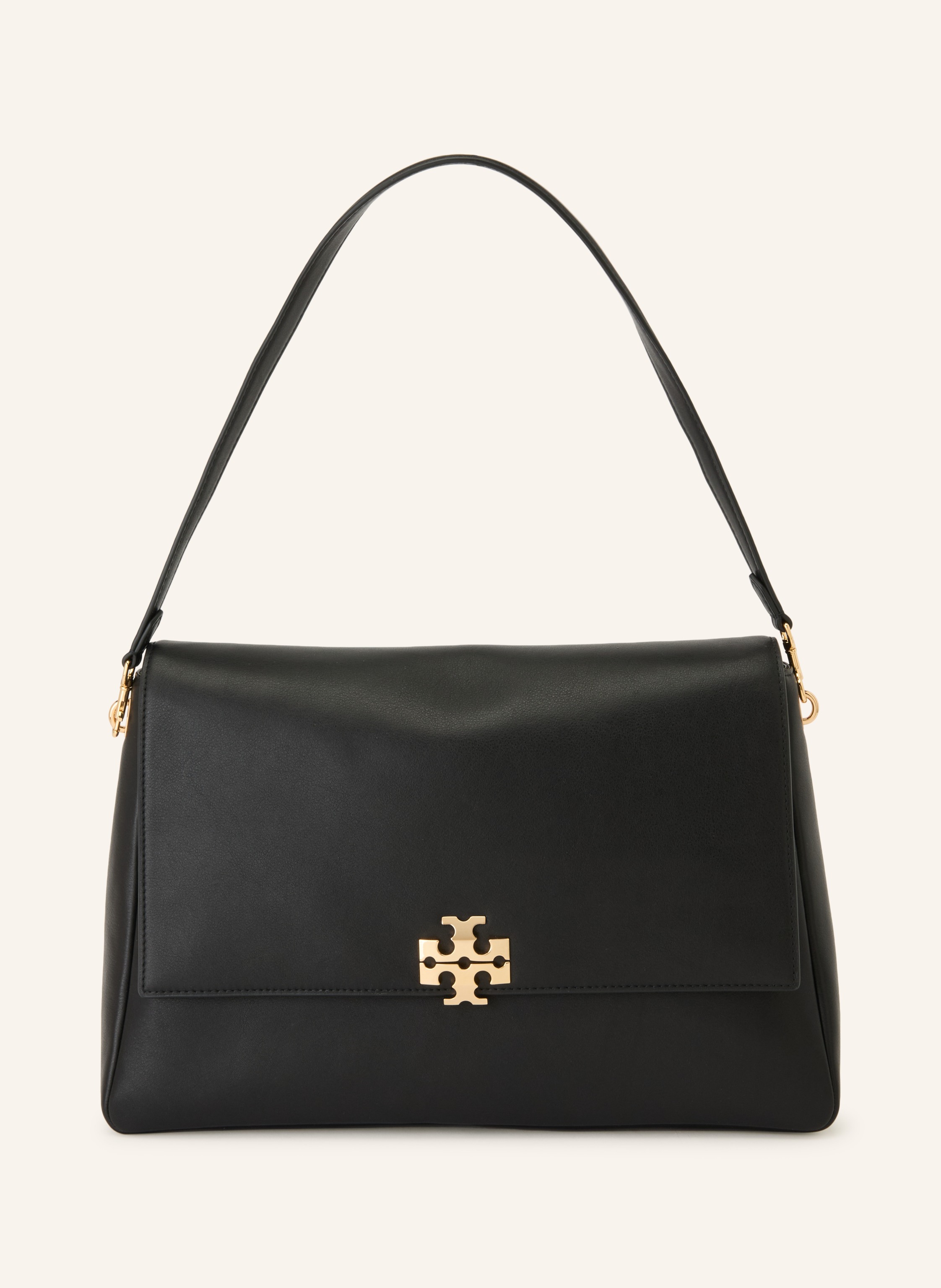 Tory Burch Ein Innenfach mit Reißverschluss. Abnehmbarer Schulterriemen. Magnetverschluss. Innen ein Hauptfach. Unifarben. Glattleder Large in schwarz
