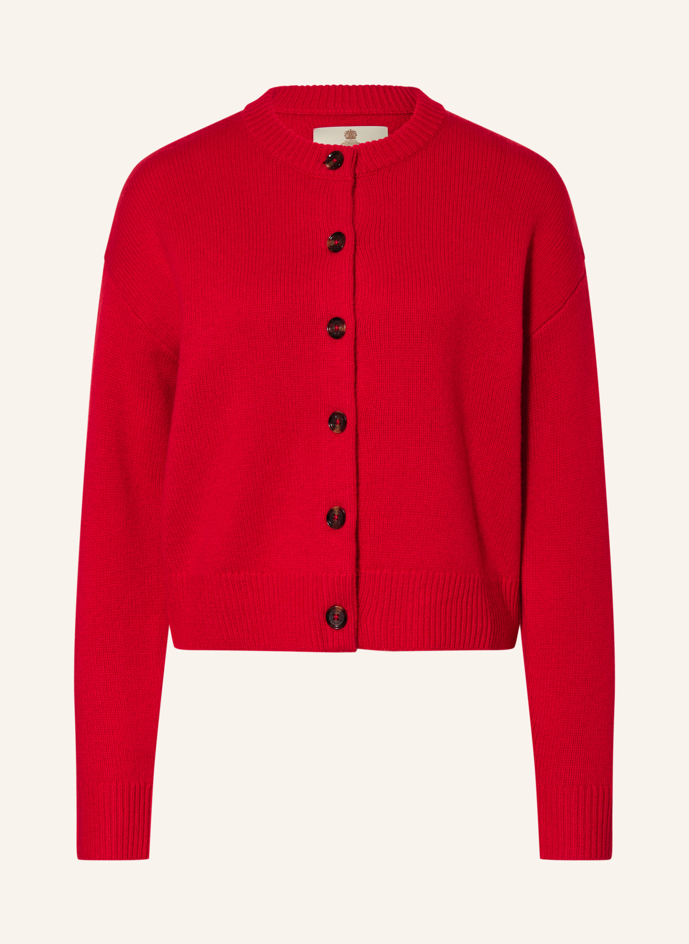 Barbour Strickjacke Woodhouse rot