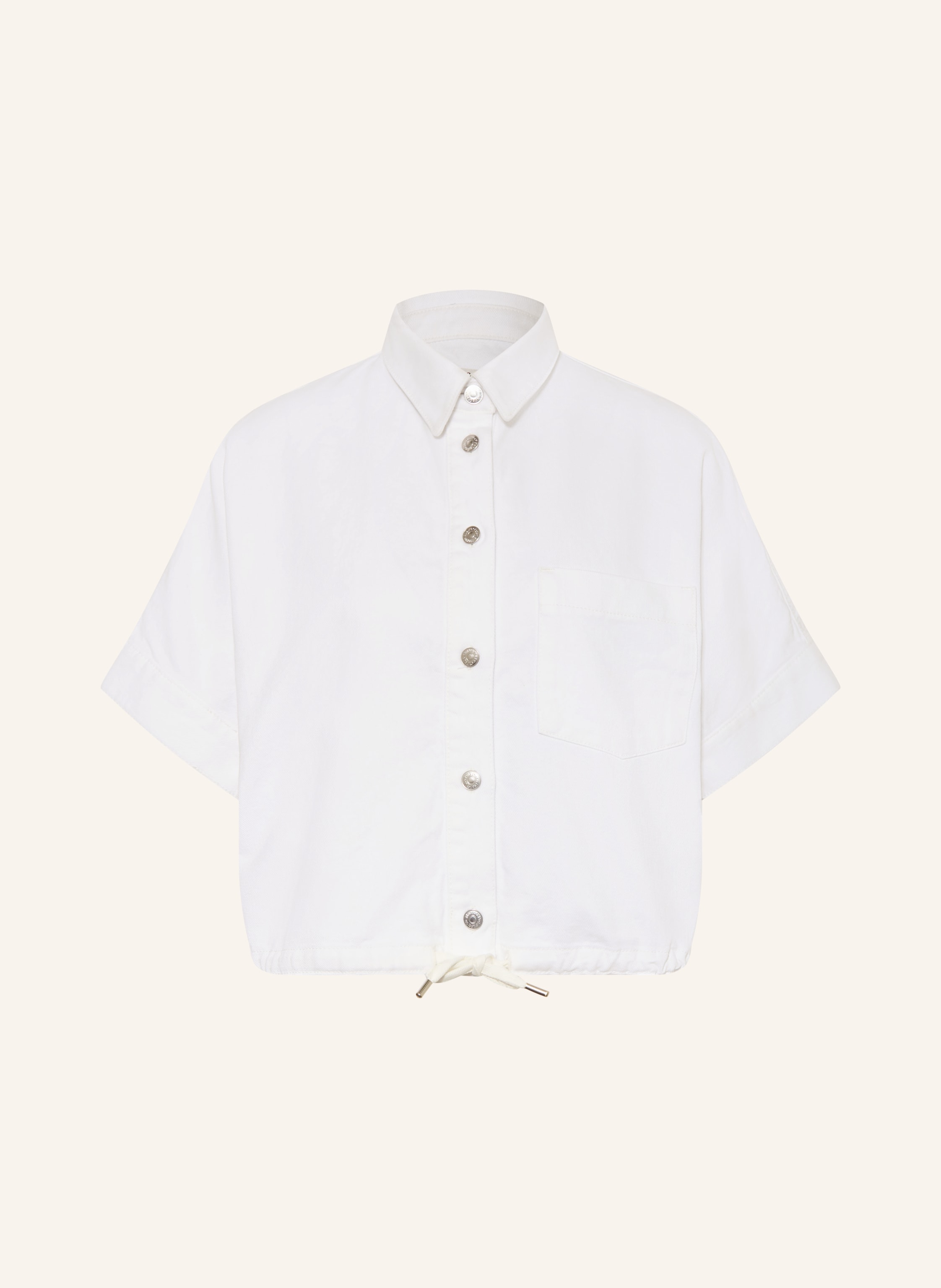 Marc O'polo Jeansbluse weiss