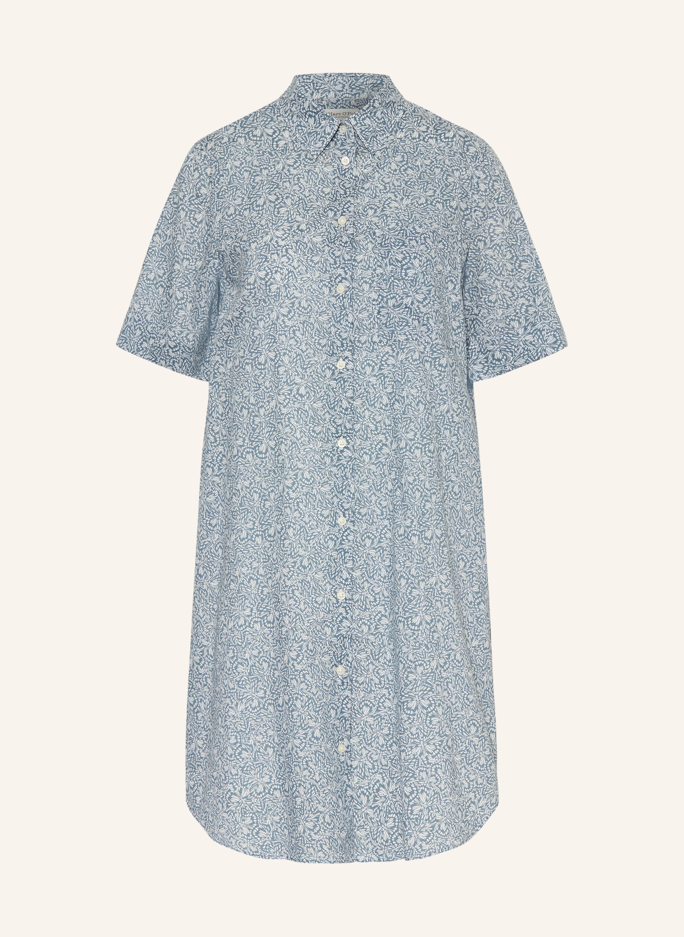 Marc O'polo Hemdblusenkleid blau