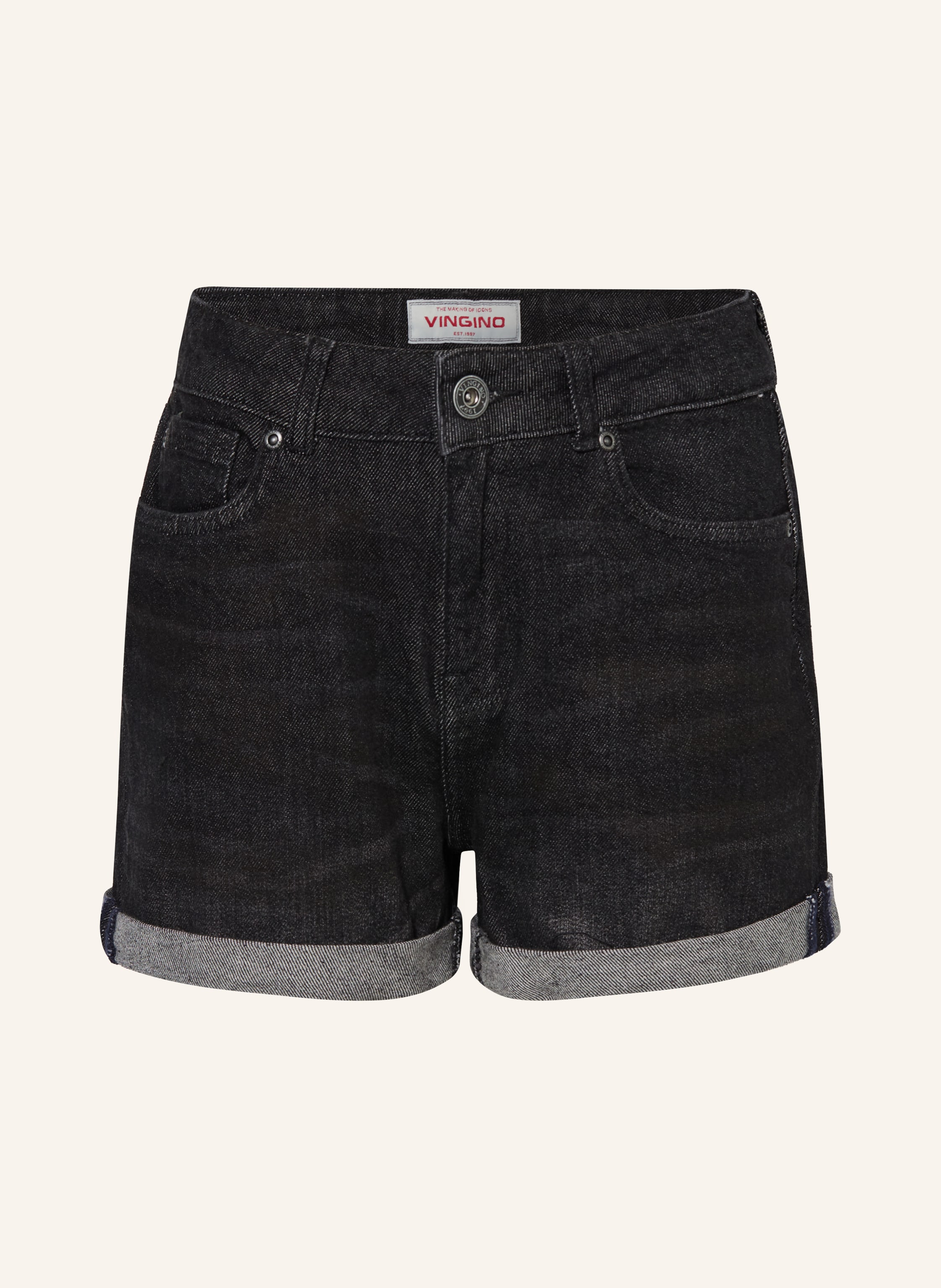 Vingino Jeansshorts Donalie schwarz