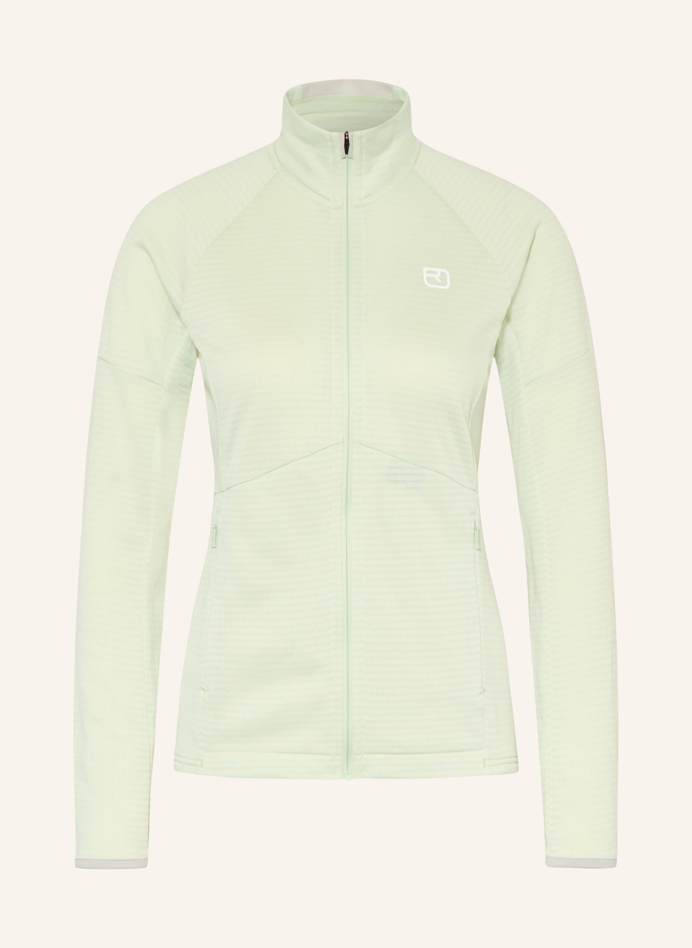 Ortovox Midlayer-Jacke Fleece Light Grid gruen