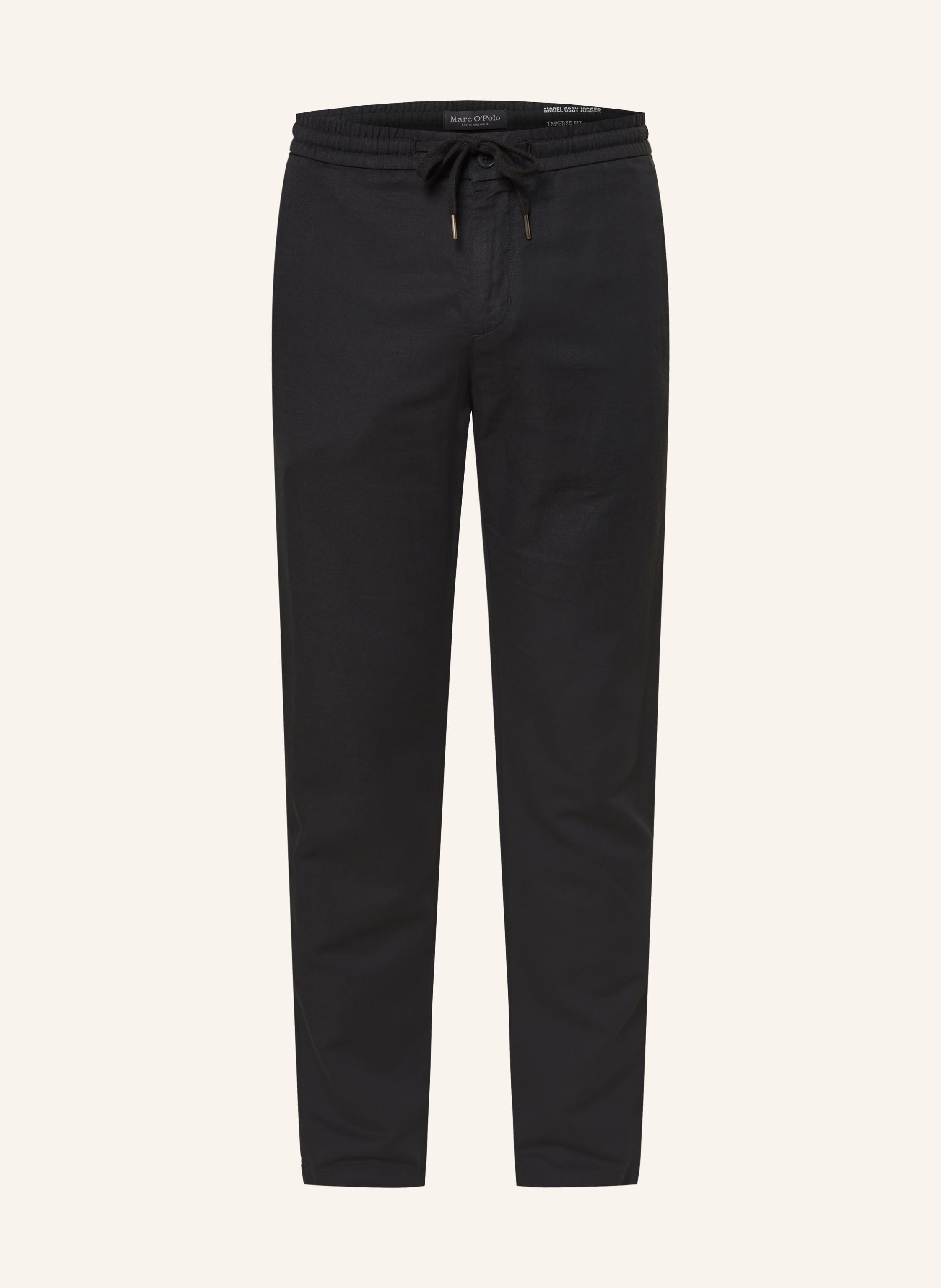 Marc O'polo Hose Osby Jogger Im Jogging-Stil Tapered Fit Mit Leinen schwarz