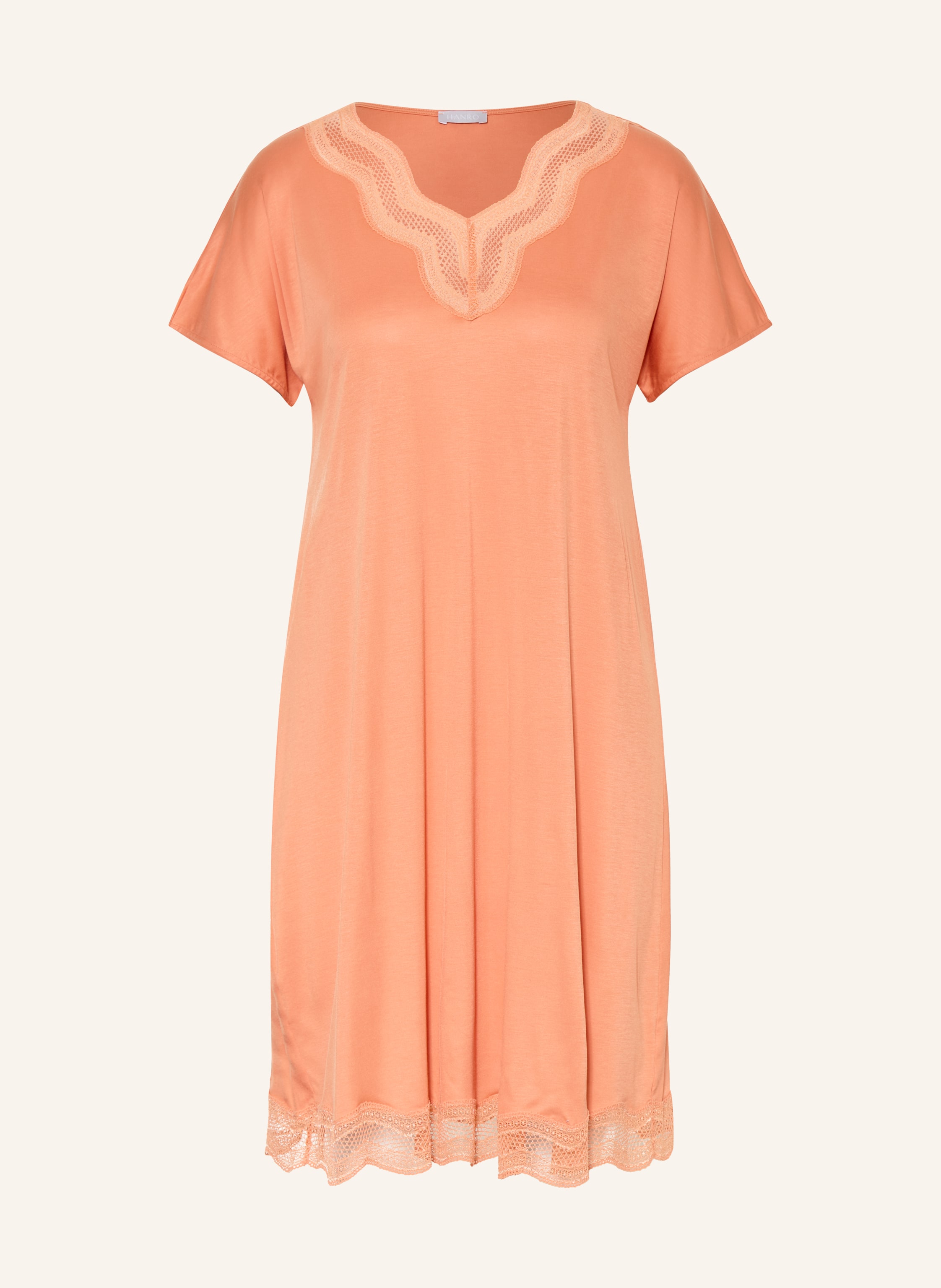 Hanro Nachthemd Cira orange
