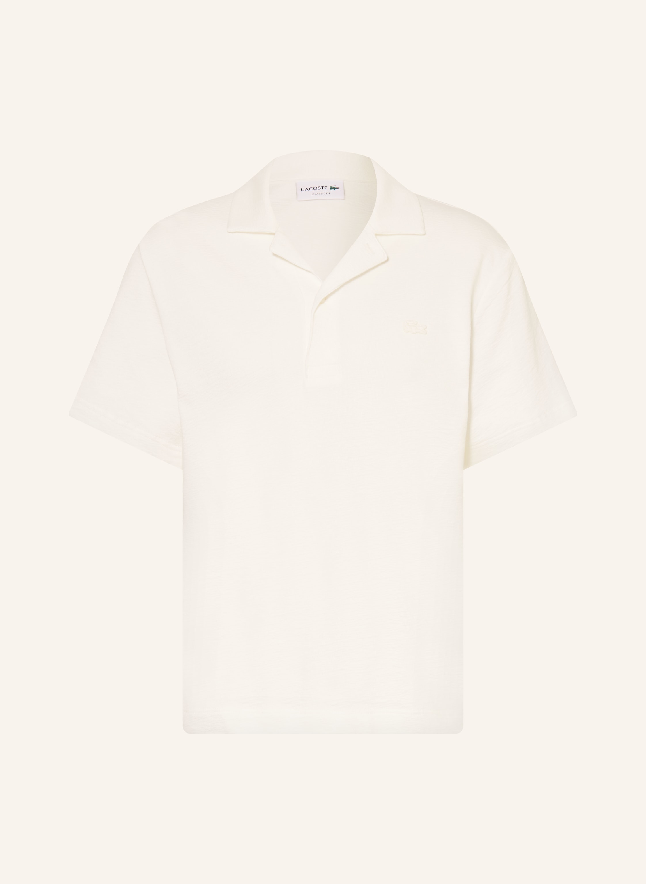 Lacoste Strick-Poloshirt weiss