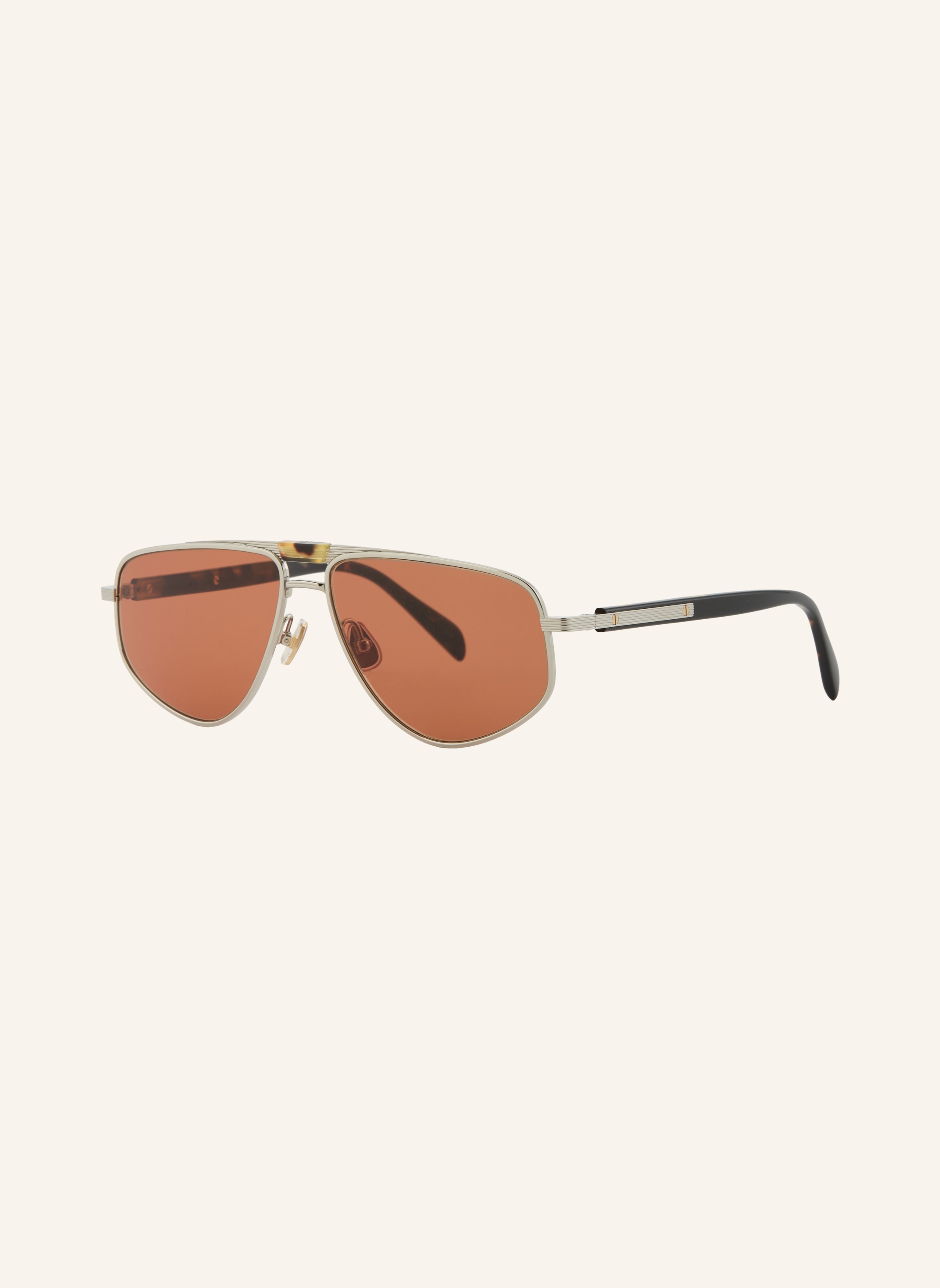 Brunello Cucinelli Brunello Cucinelli Sonnenbrille bc2020st silber in SILBER/ BRAUN