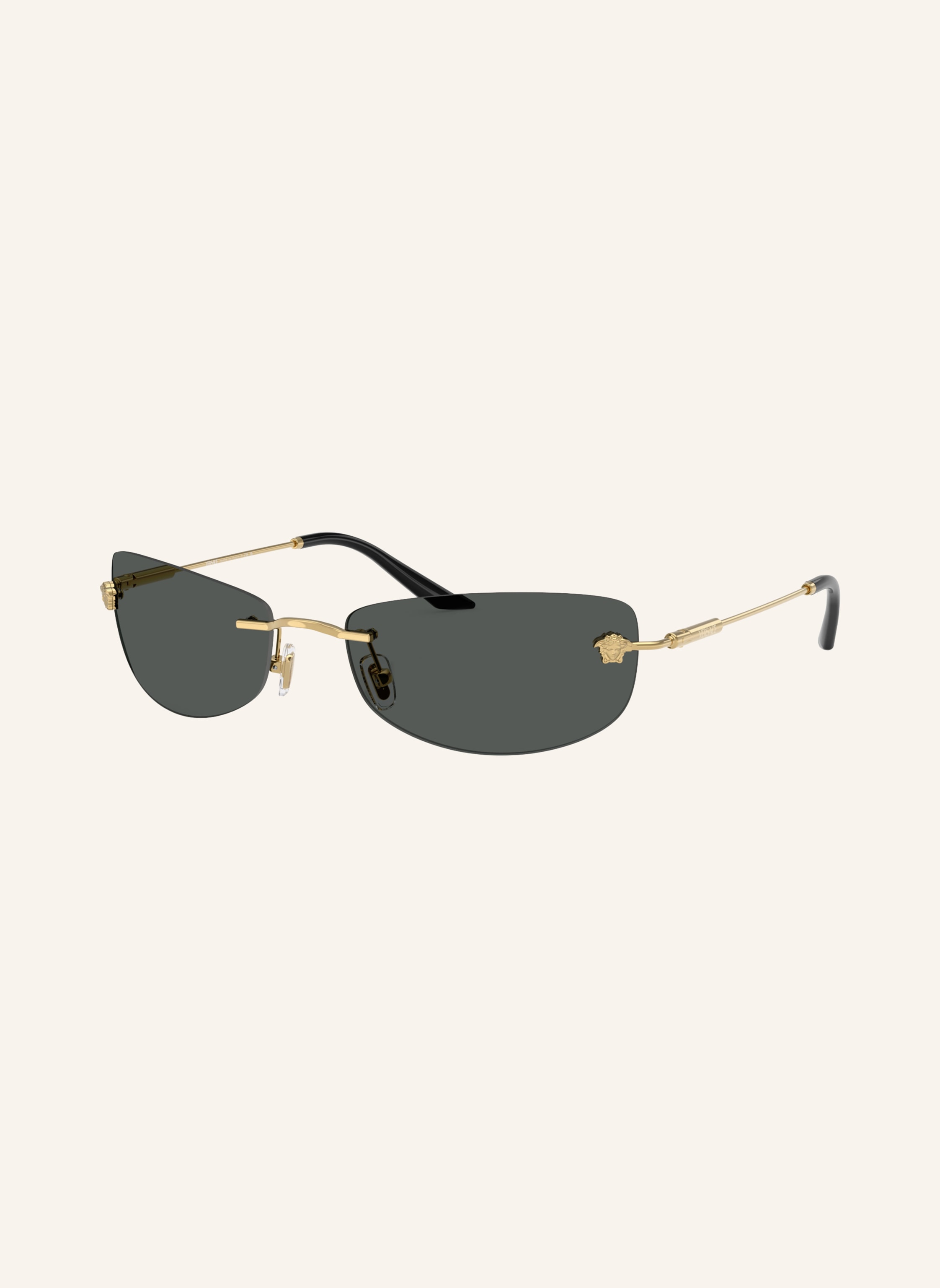 Versace Versace Sonnenbrille ve2279 gold in GOLD/ DUNKELGRAU