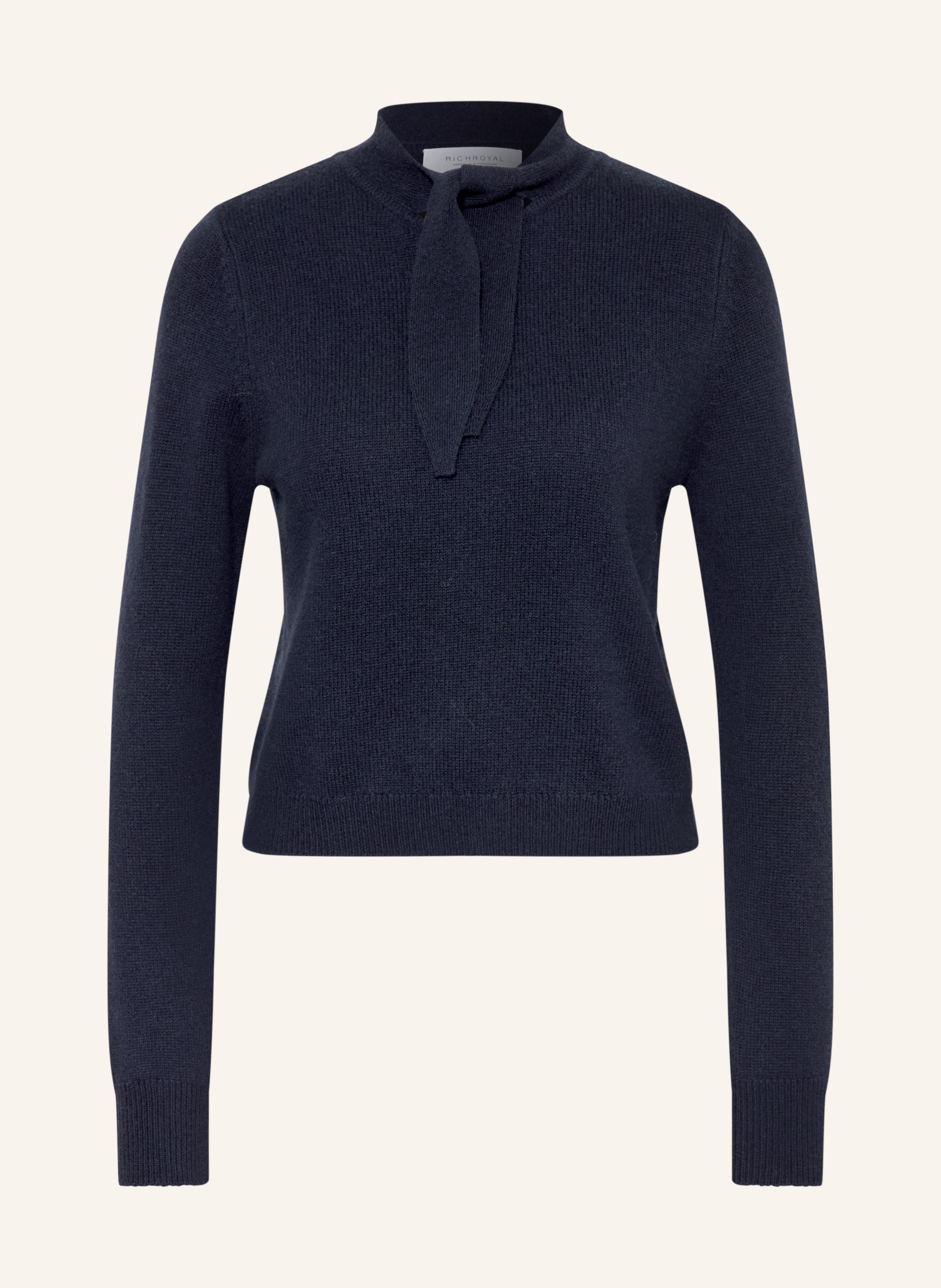 Rich & Royal Pullover Mit Cashmere blau