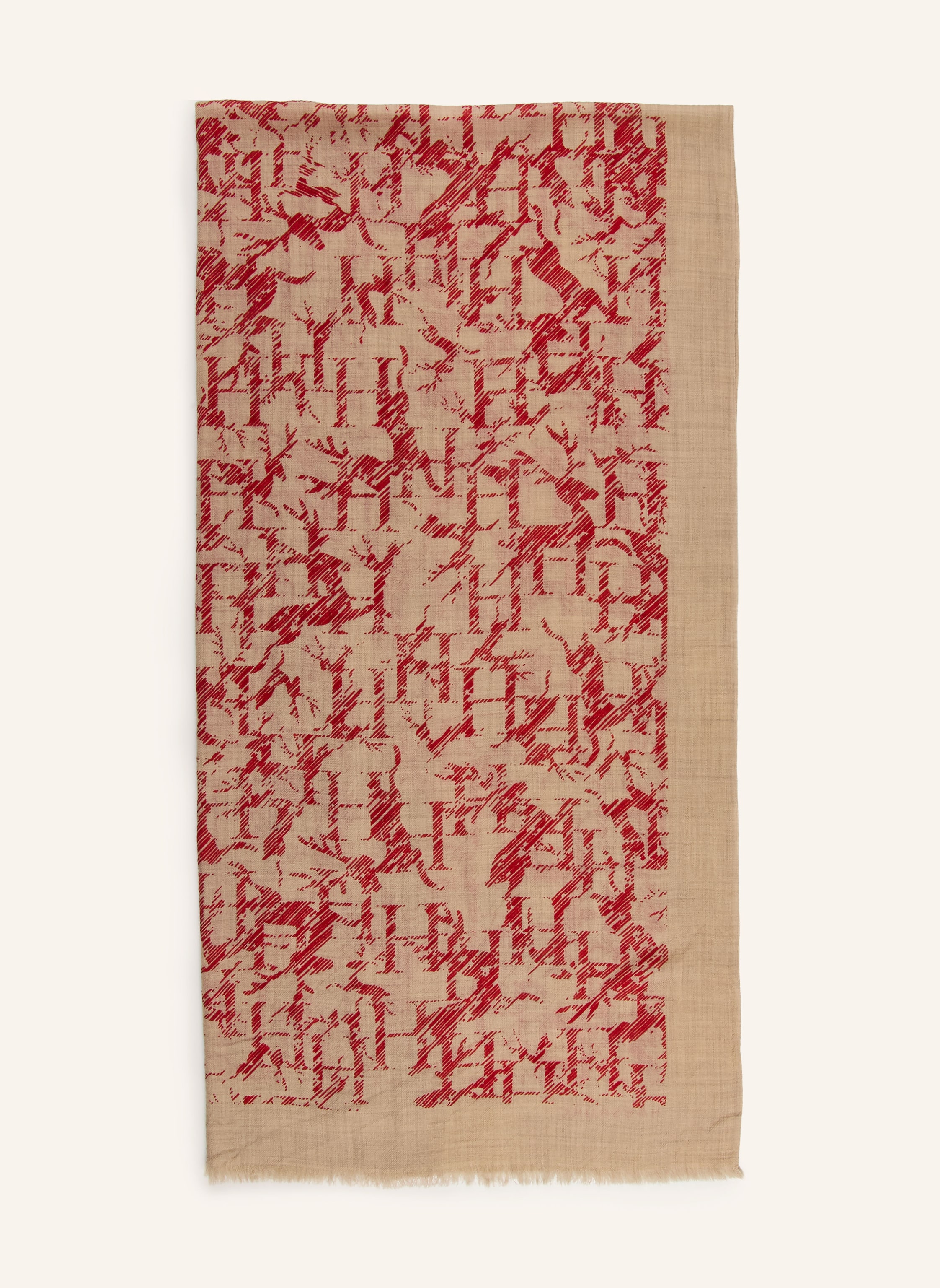 Habsburg Schal Hirsch beige