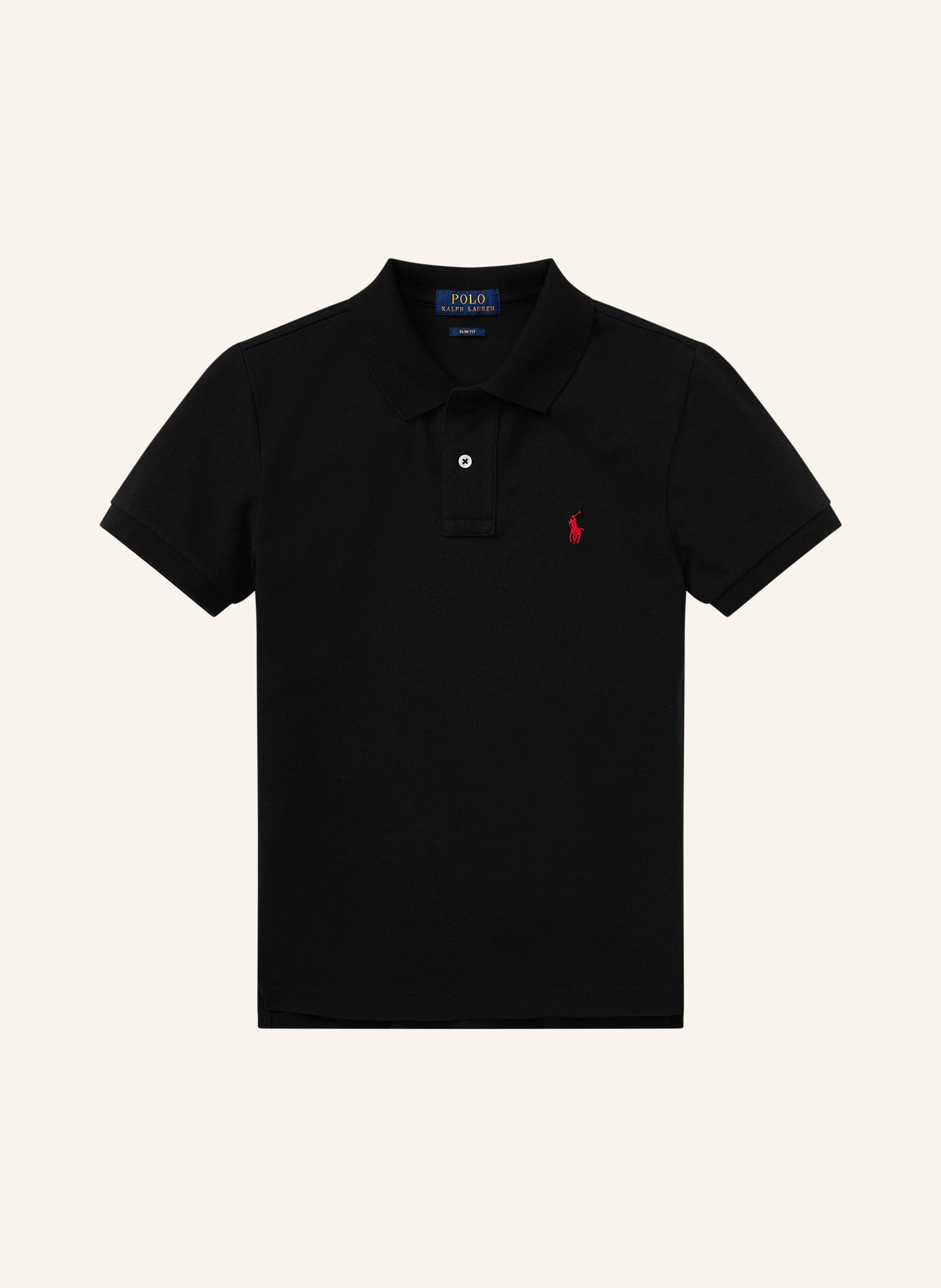 希少　Ralph Lauren The Skinny Polo M ブラック Ralph Lauren - 【Ralph Lauren The Skinny Polo】 M ネイビー 半袖の