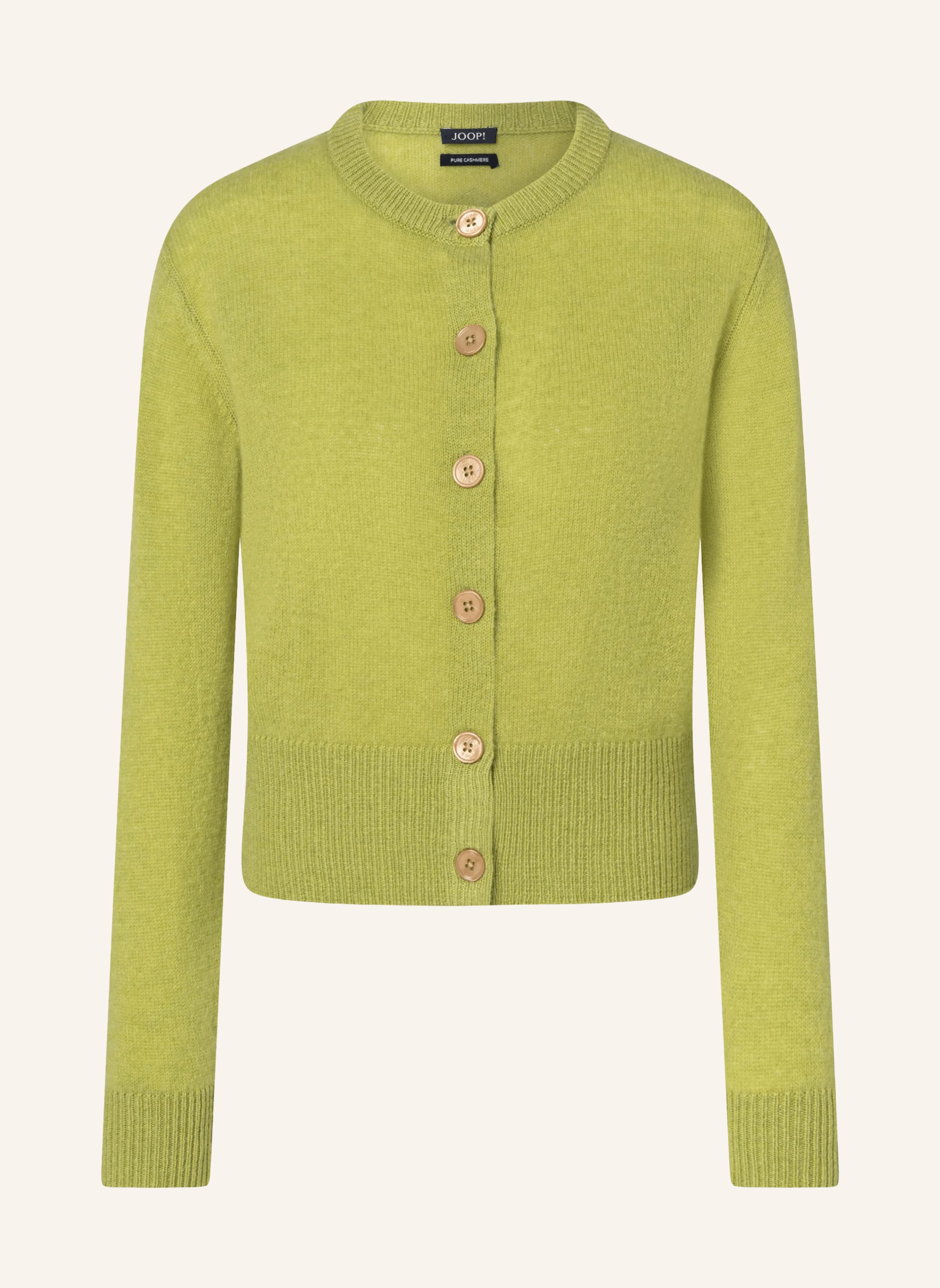 Joop! Strickjacke Karina Aus Cashmere gruen