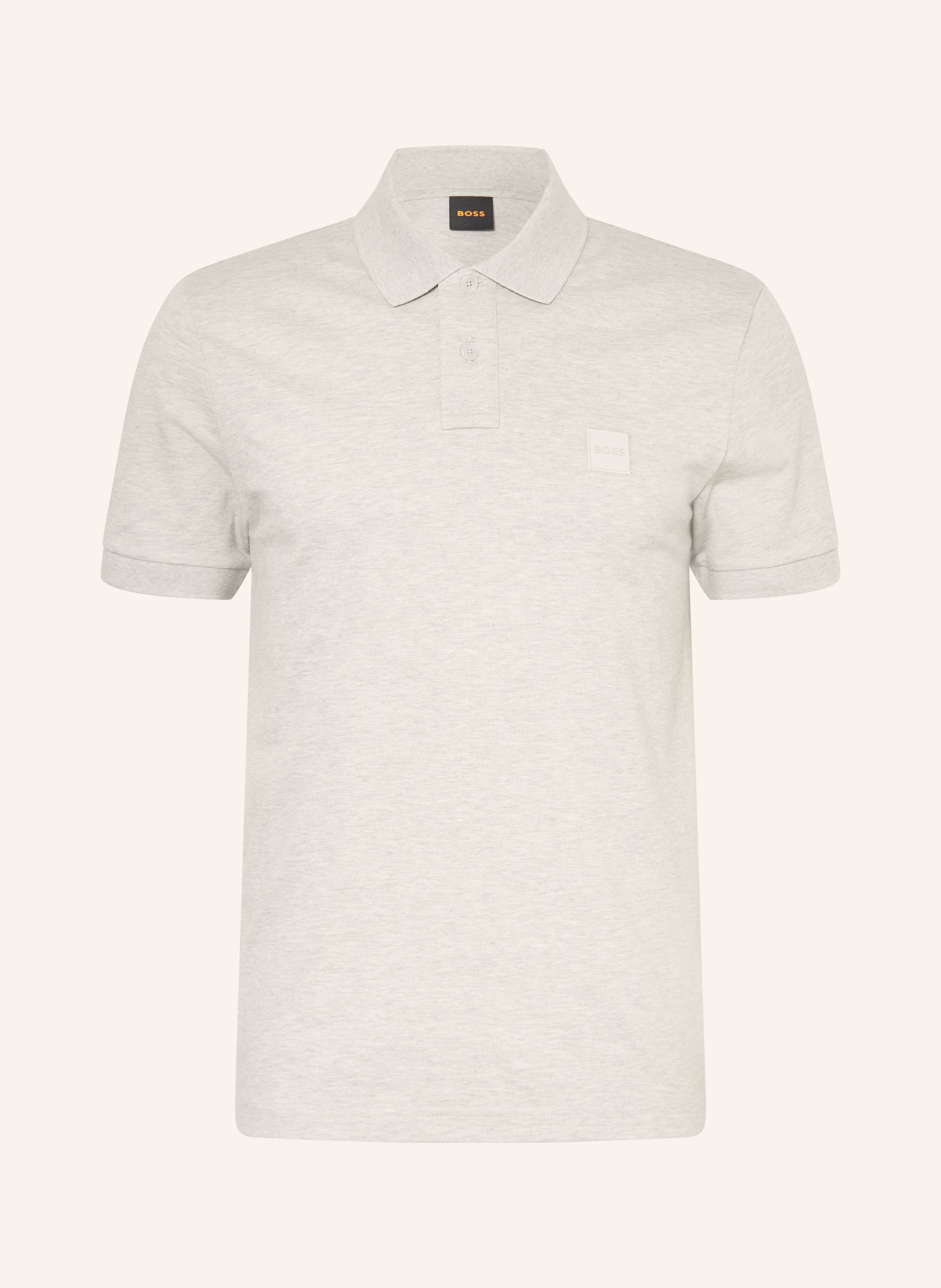 Boss Jersey-Poloshirt Passenger grau