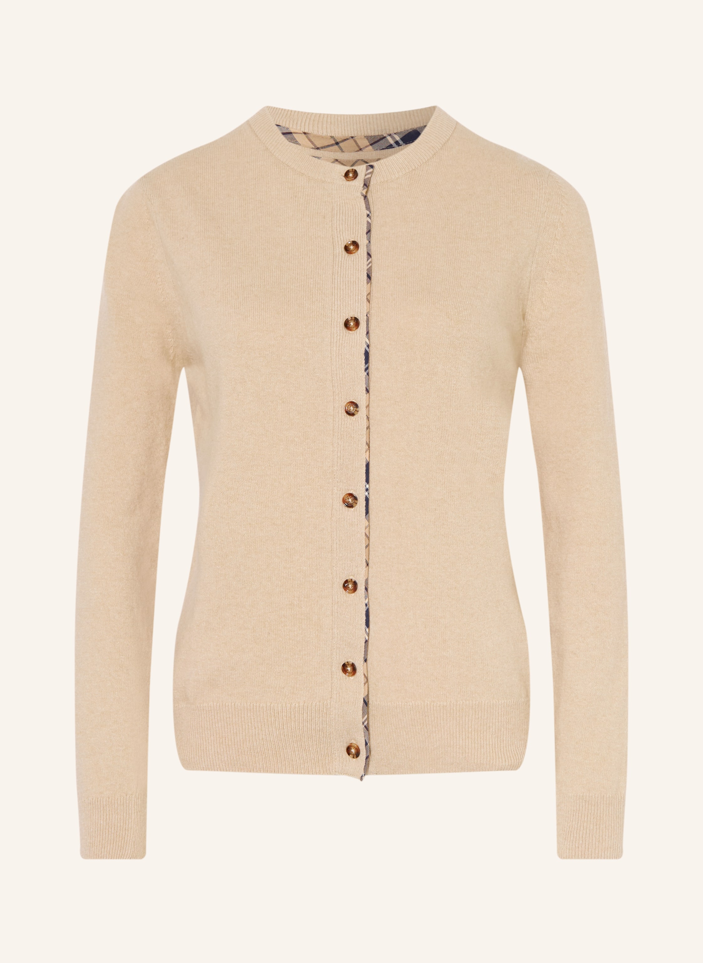 Barbour Strickjacke Pendle beige