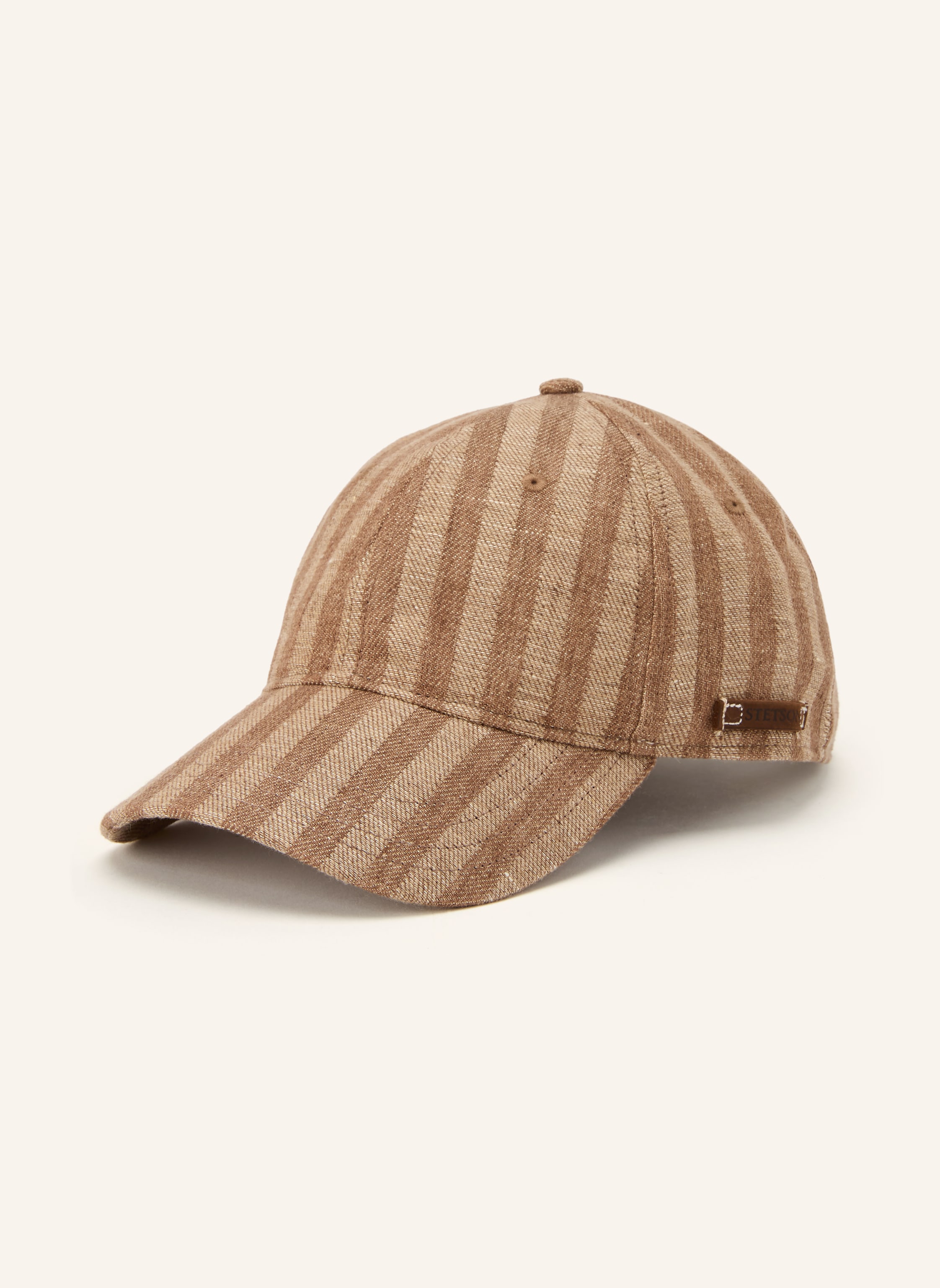 Stetson Cap Barista Mit Leinen beige