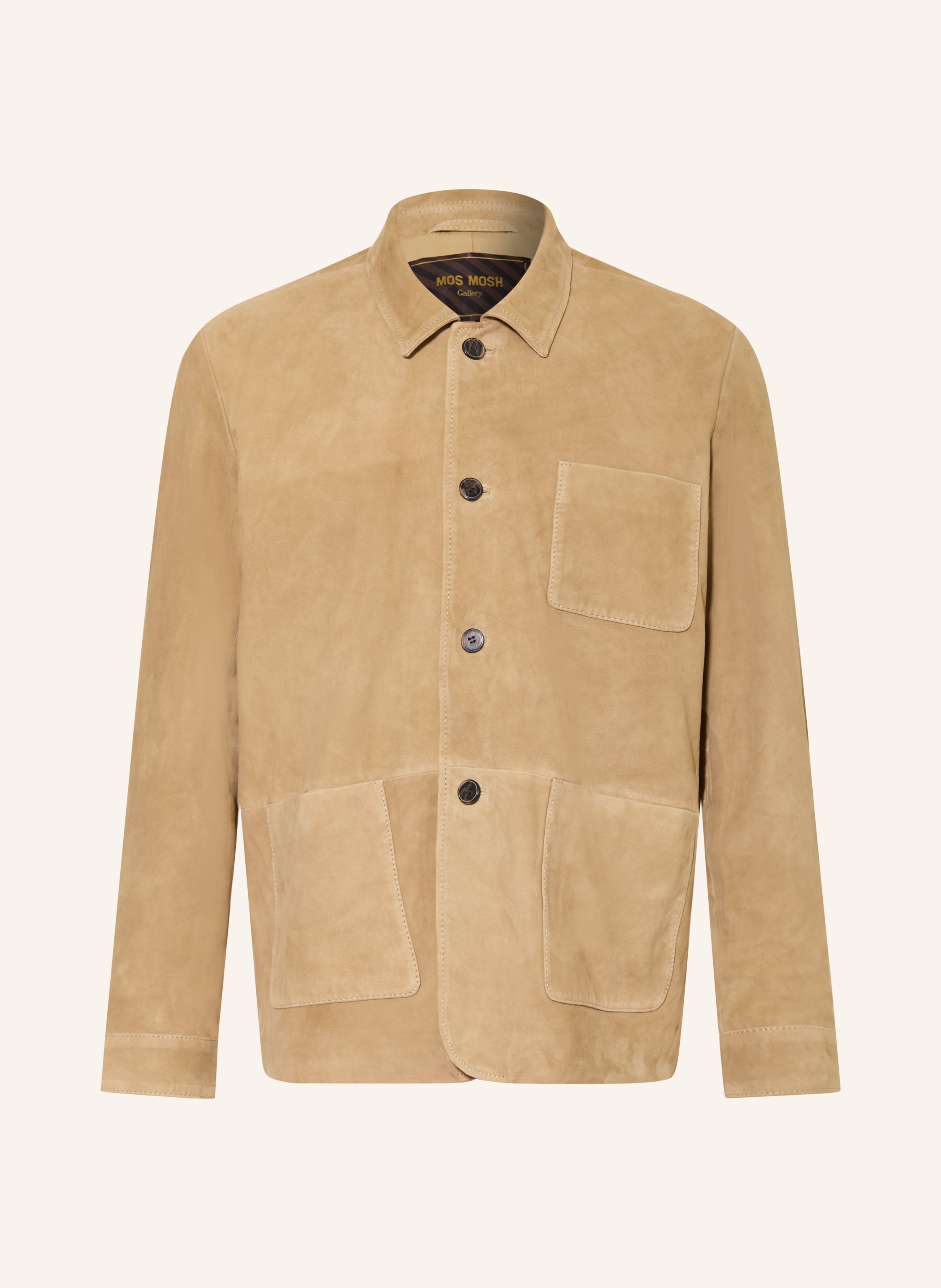 Mos Mosh Gallery Lederjacke Mmgconor braun