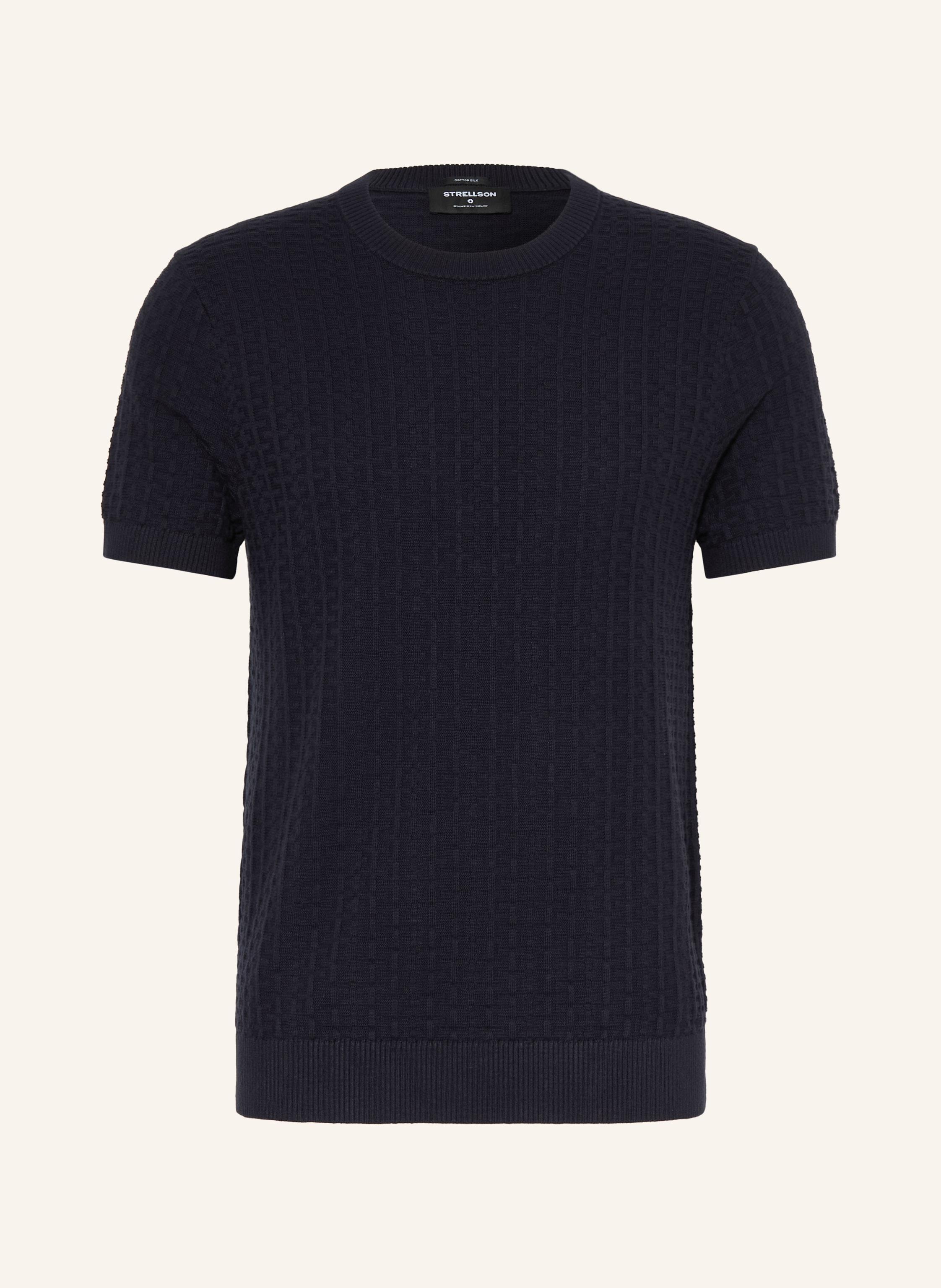 Strellson Strickshirt Robas blau