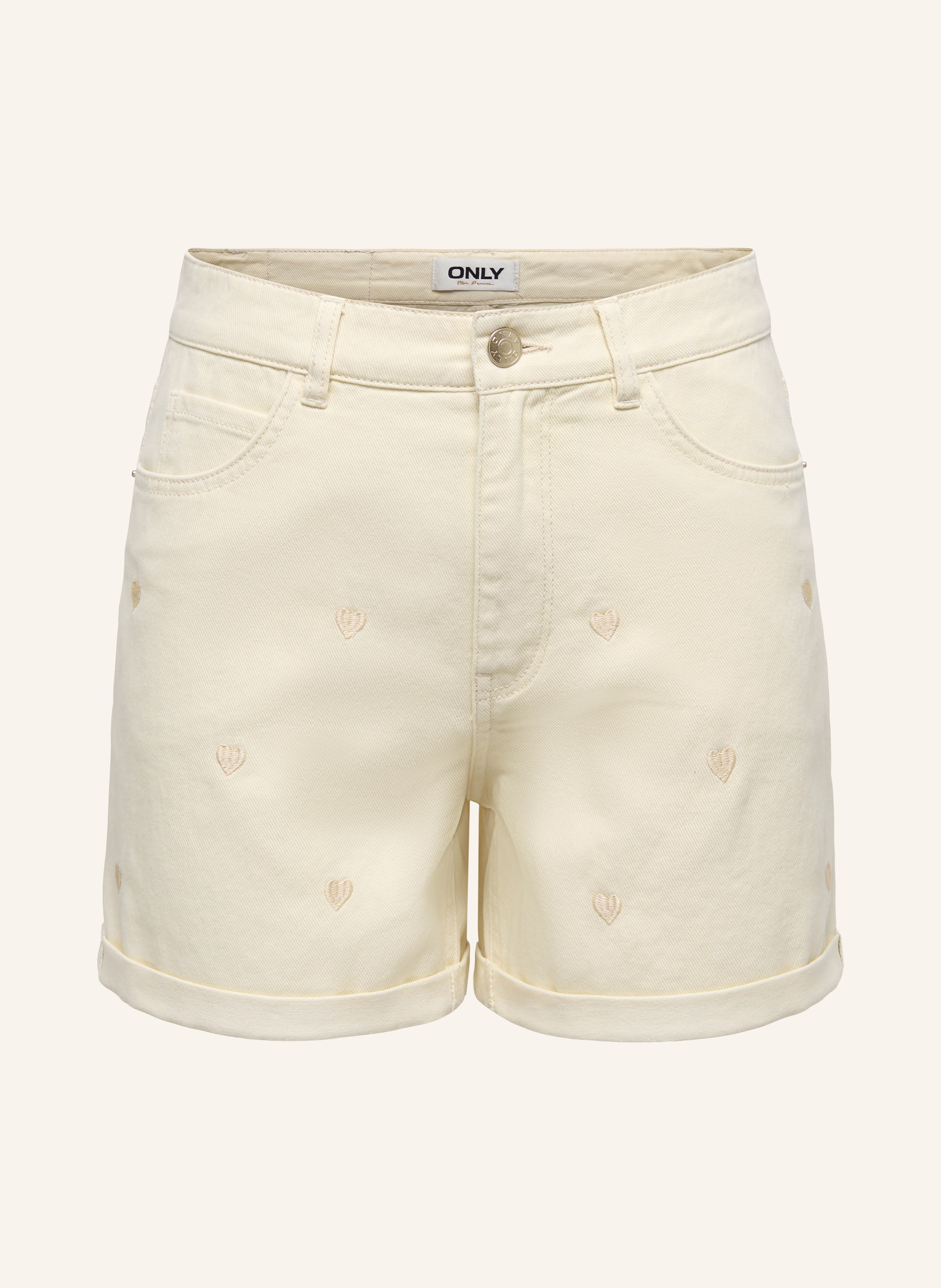 Only Jeansshorts weiss