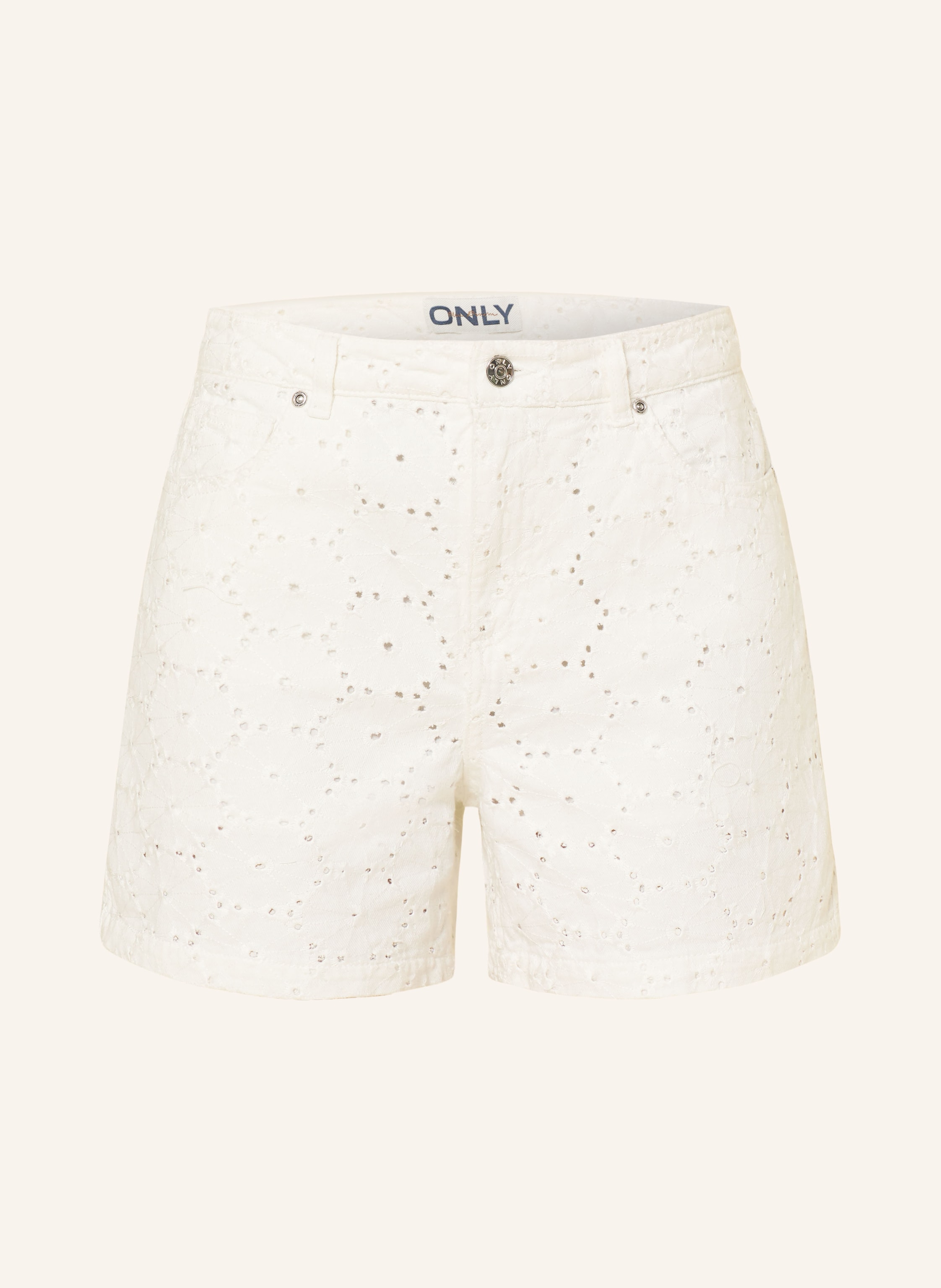 Only Jeansshorts weiss