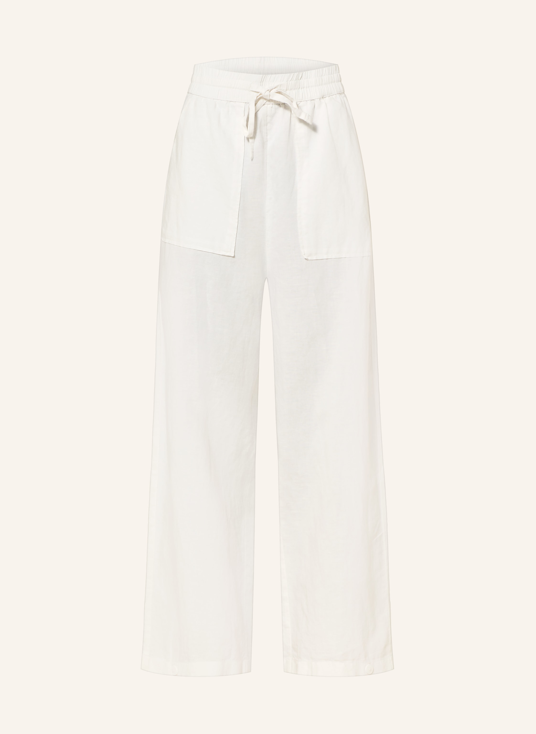 Marc O'polo Denim 7/8-Hose Mit Leinen weiss