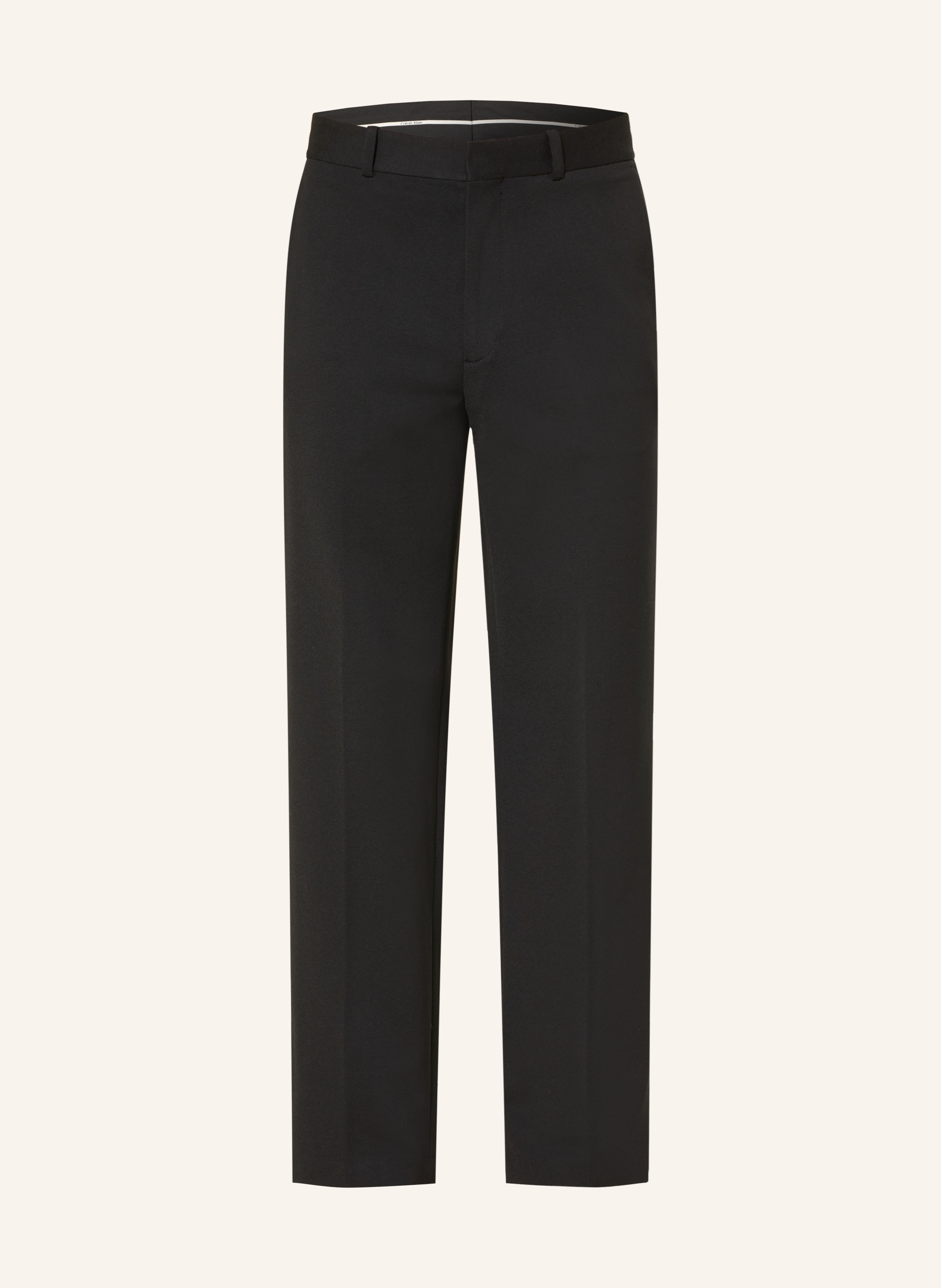 Calvin Klein Jerseyhose Straight Fit schwarz
