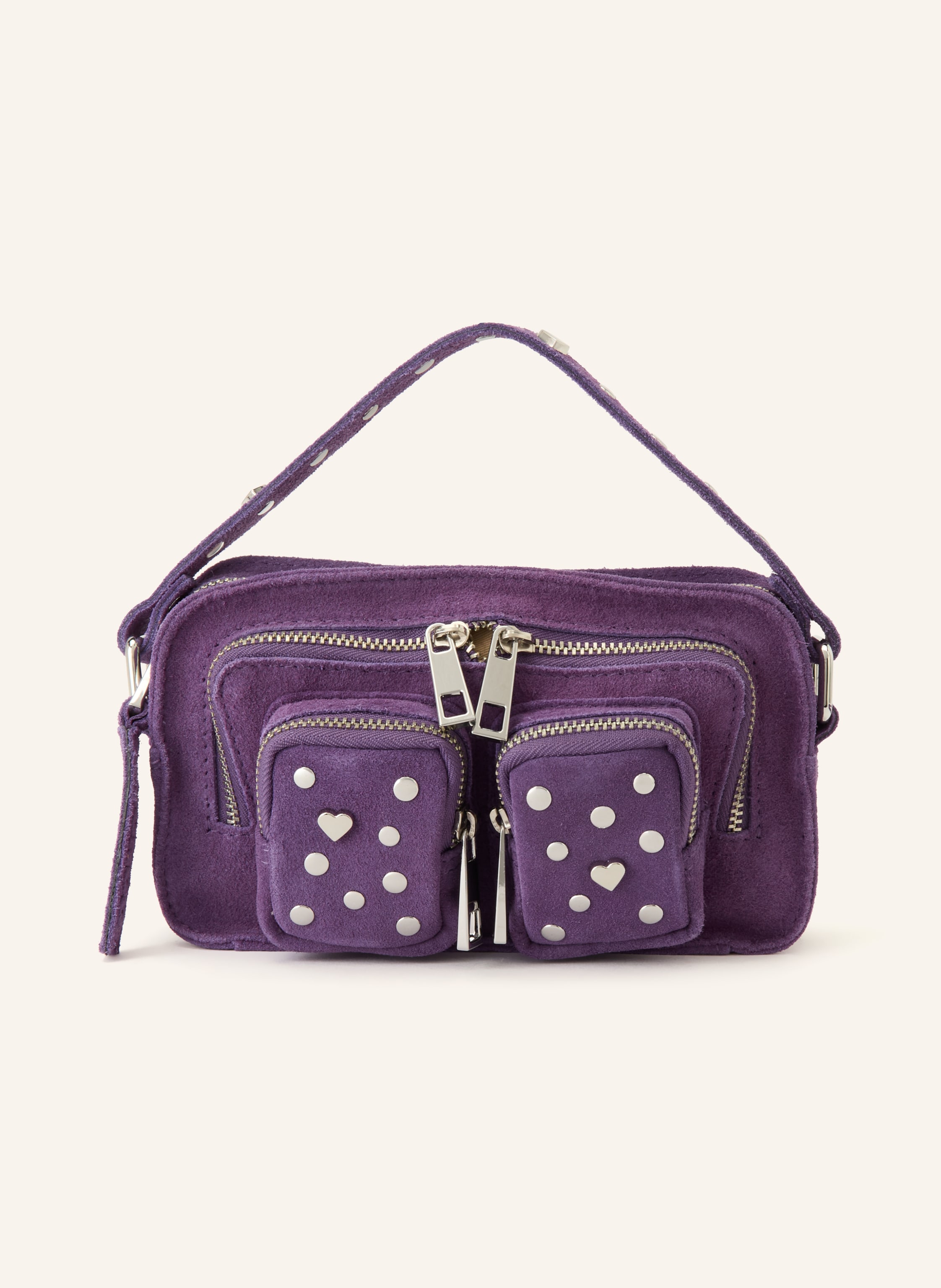 Núnoo Handtasche Helena Mit Nieten lila